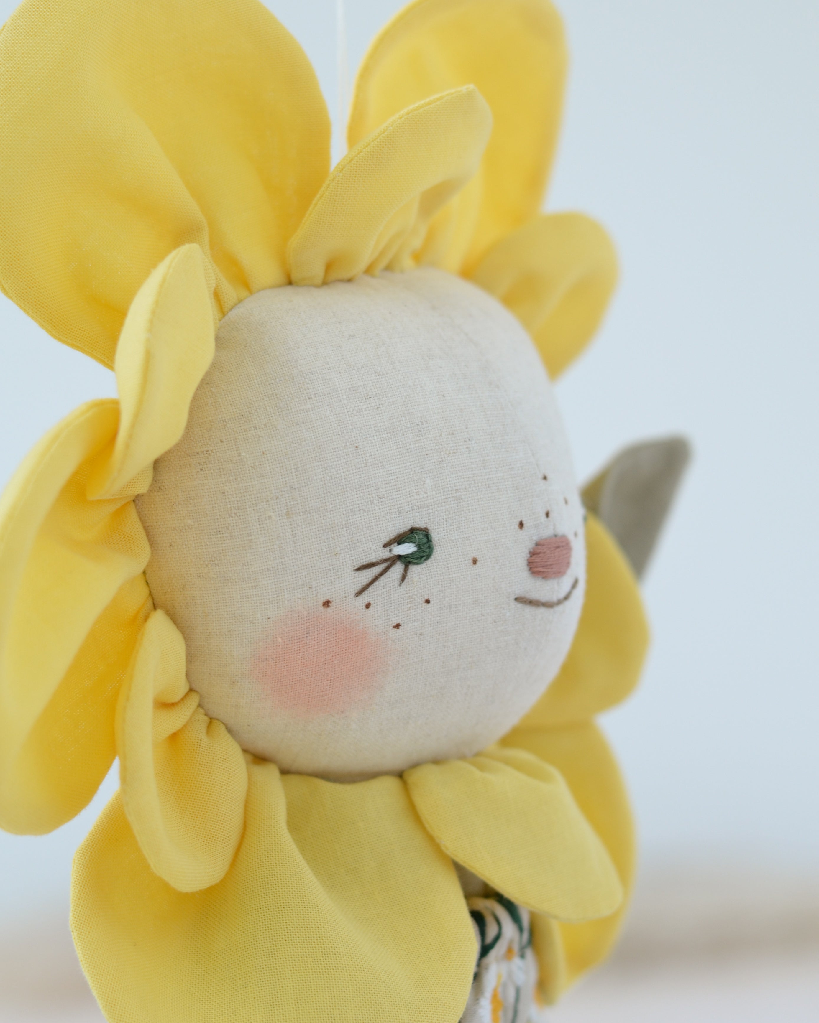 Yellow Flower Soft Toy Flower Bloomer