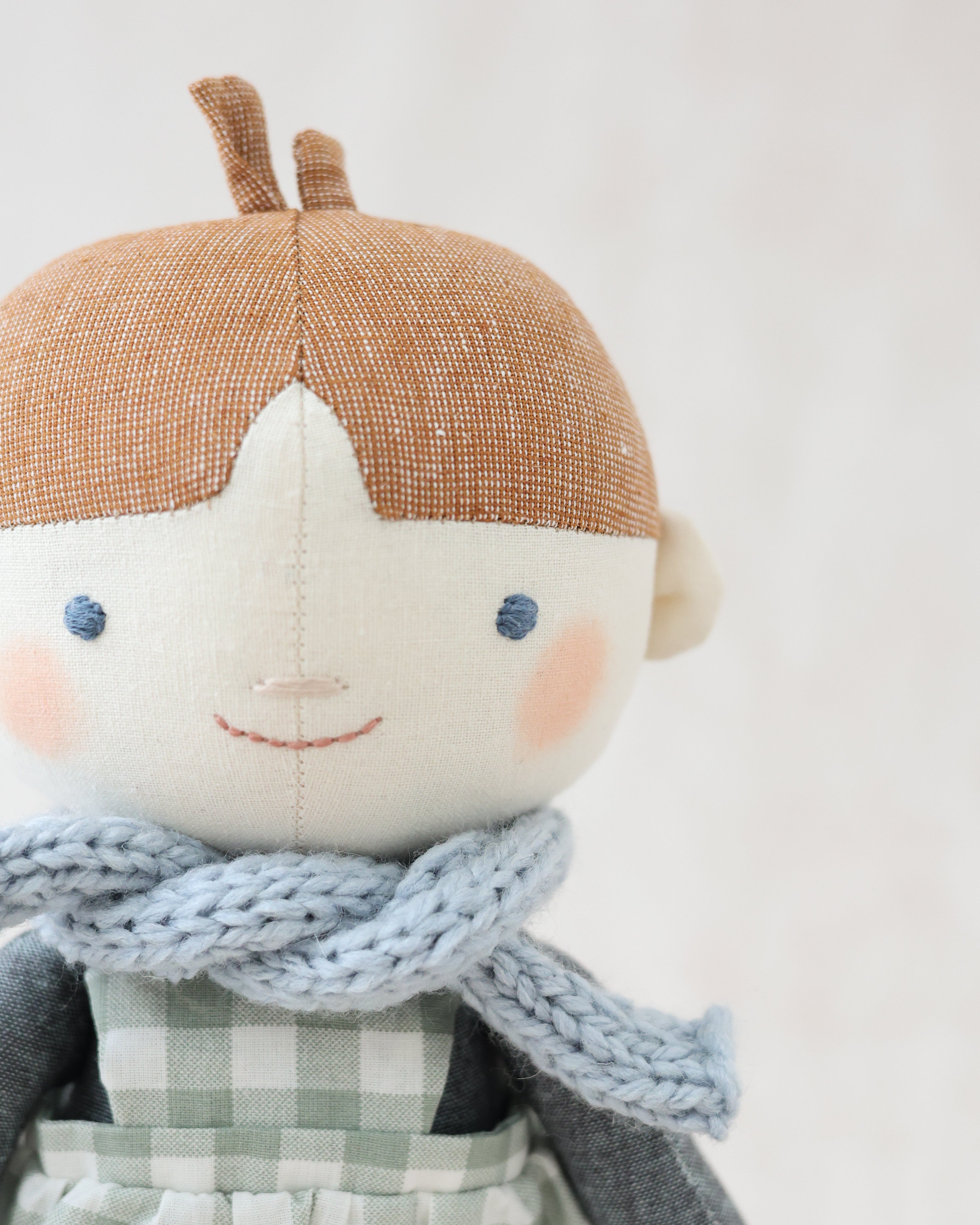 Classic Doll Boy with Overalls