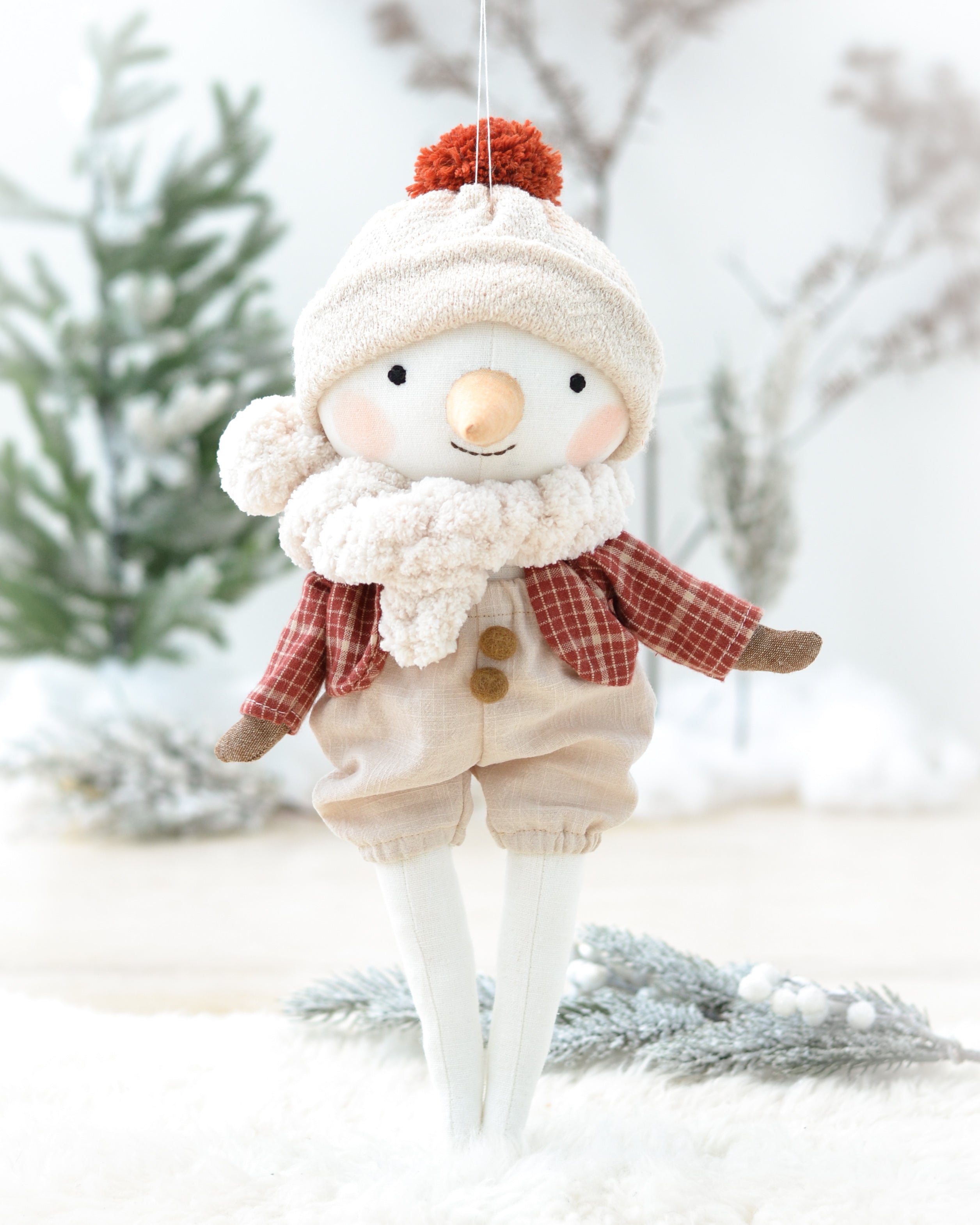 Poupée bonhomme de neige