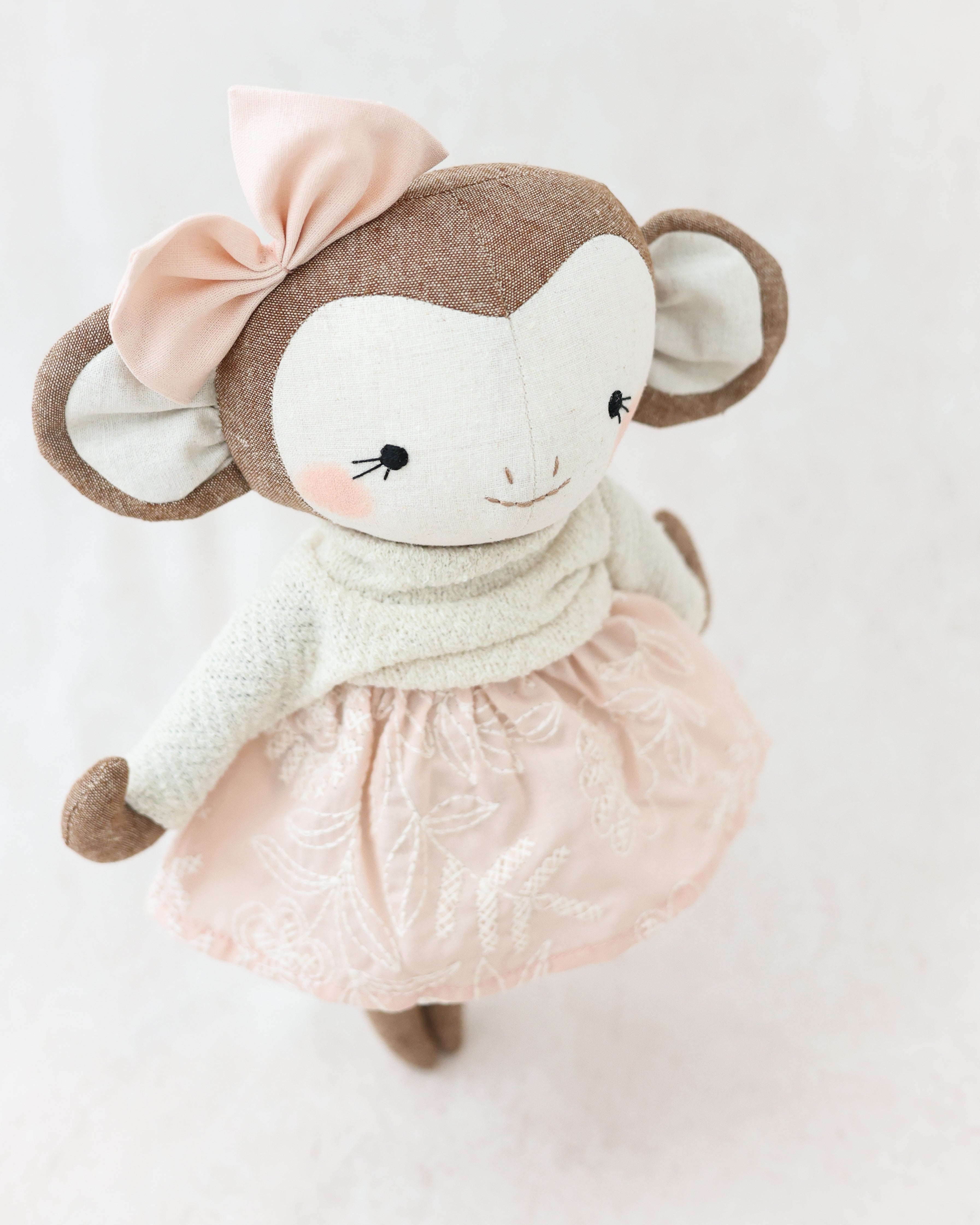 Monkey Doll Pink Skirt