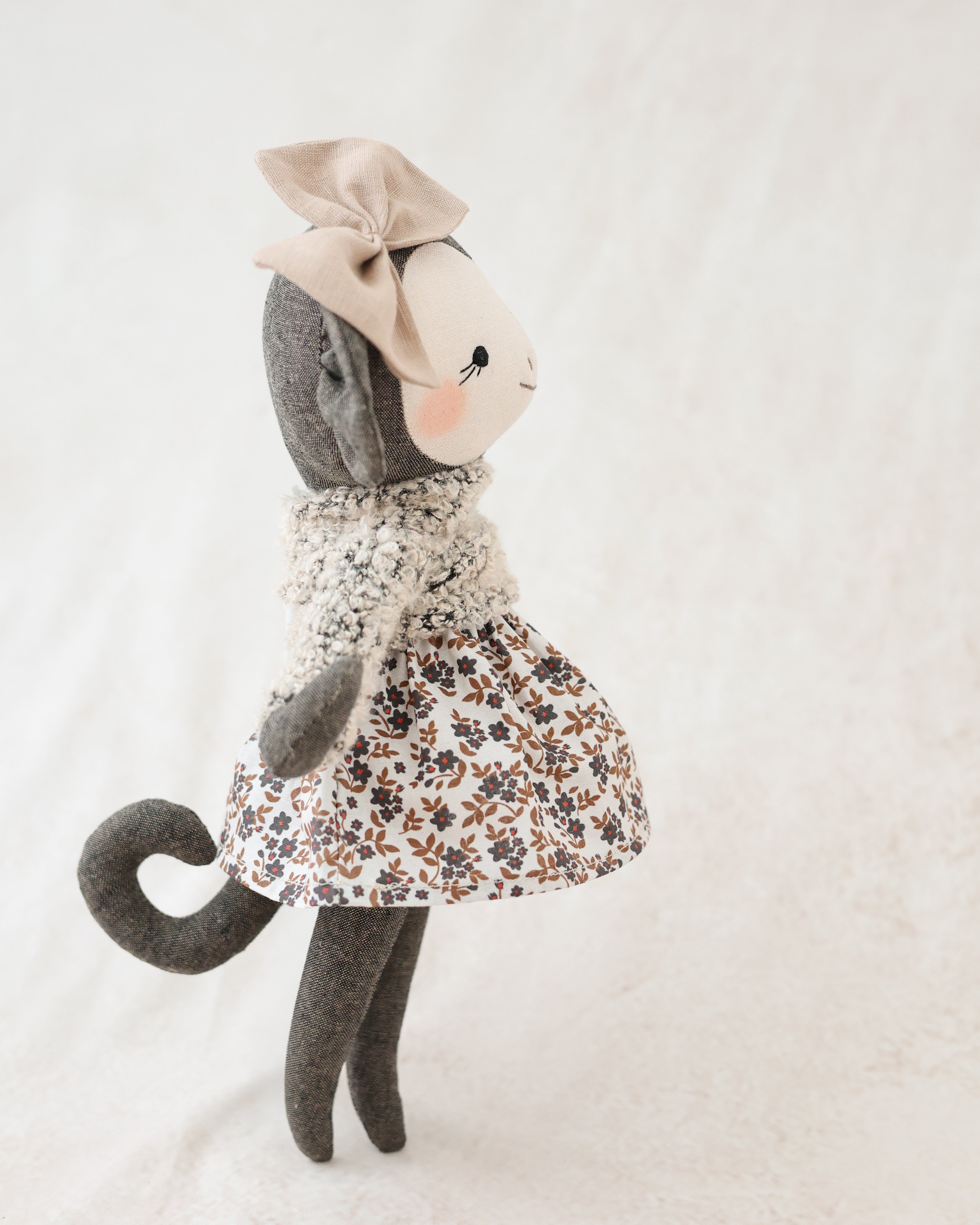 Monkey doll Floral Skirt