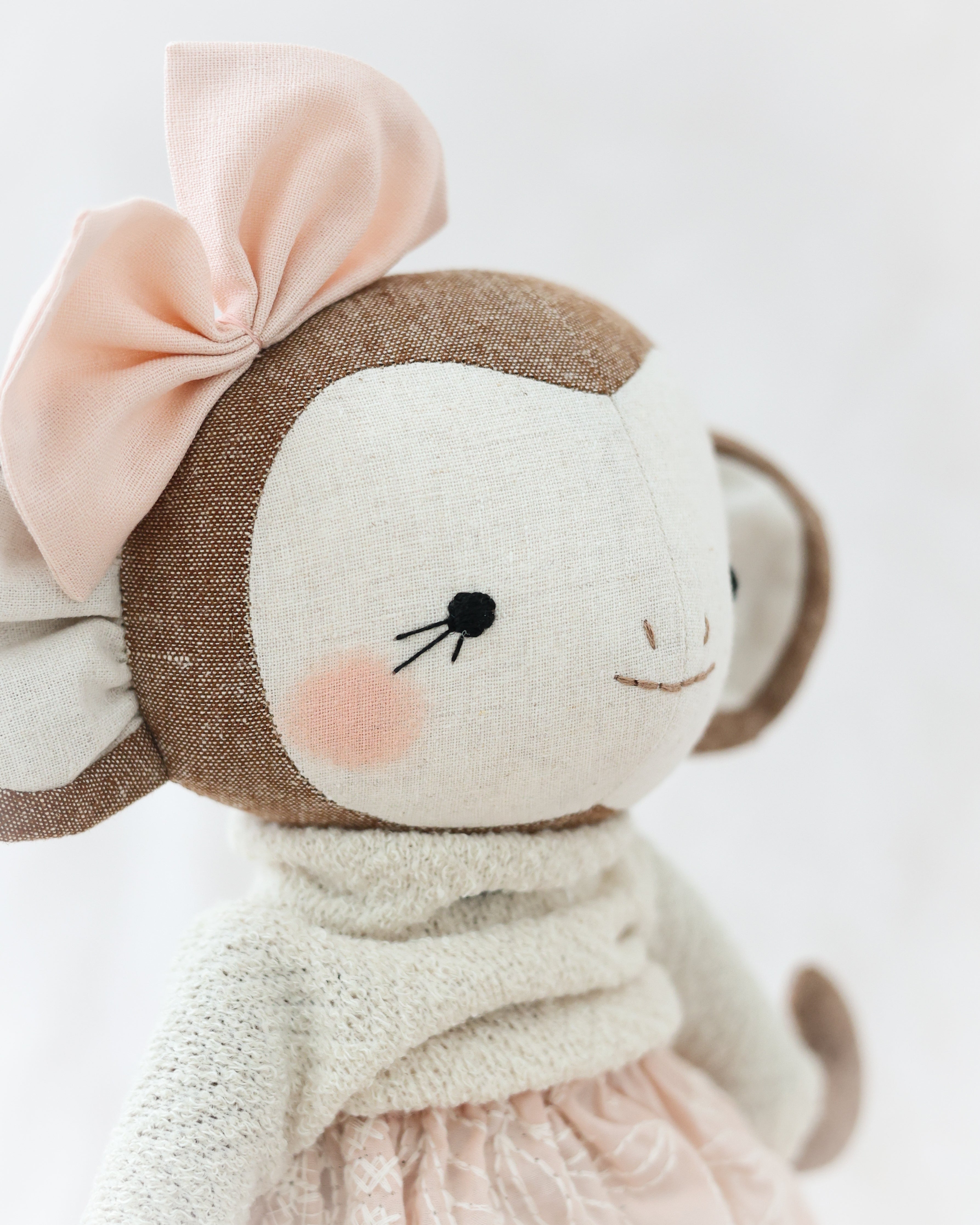 Monkey Doll Pink Skirt