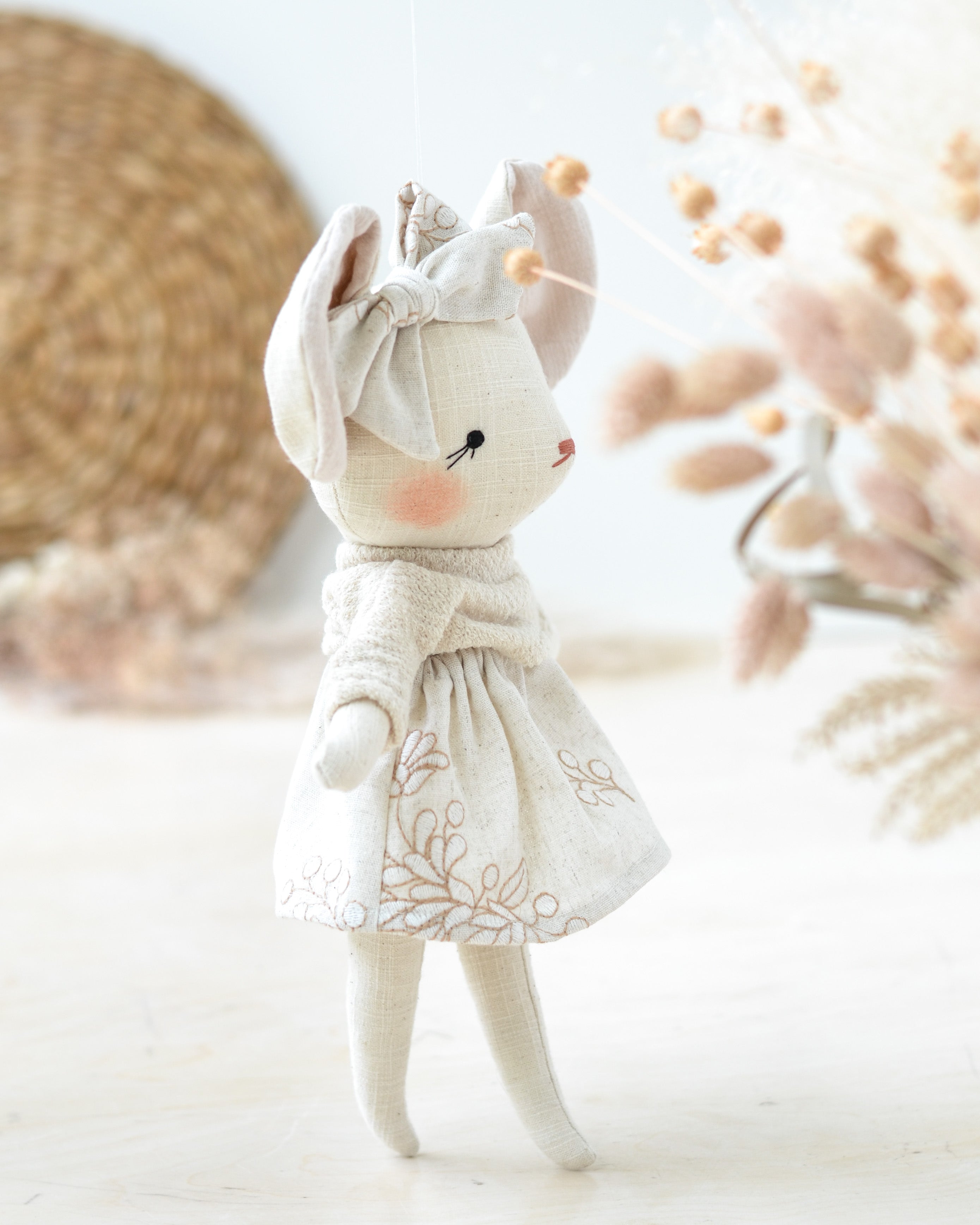 Mouse Plush Laure Floral Skirt