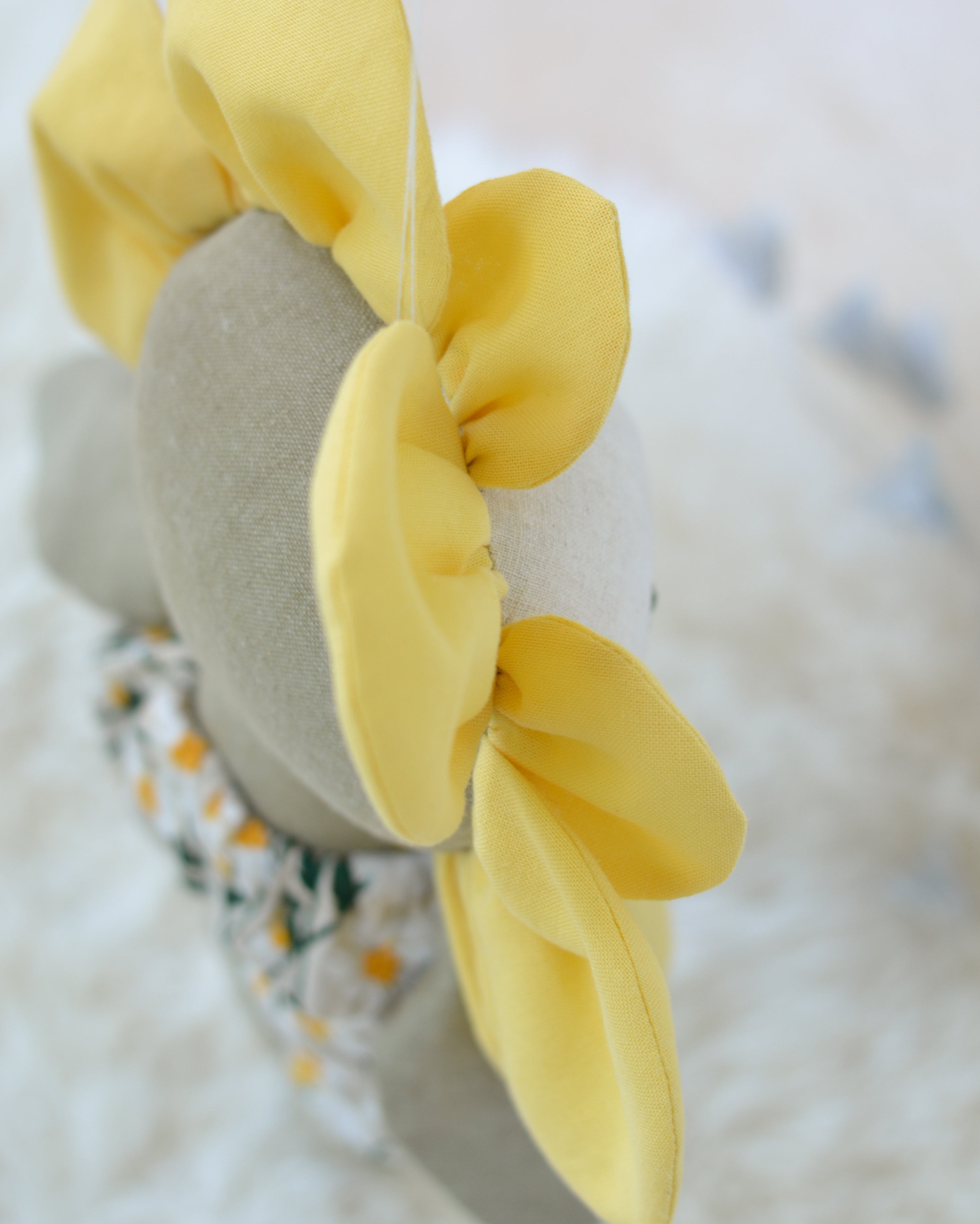 Yellow Flower Soft Toy Flower Bloomer