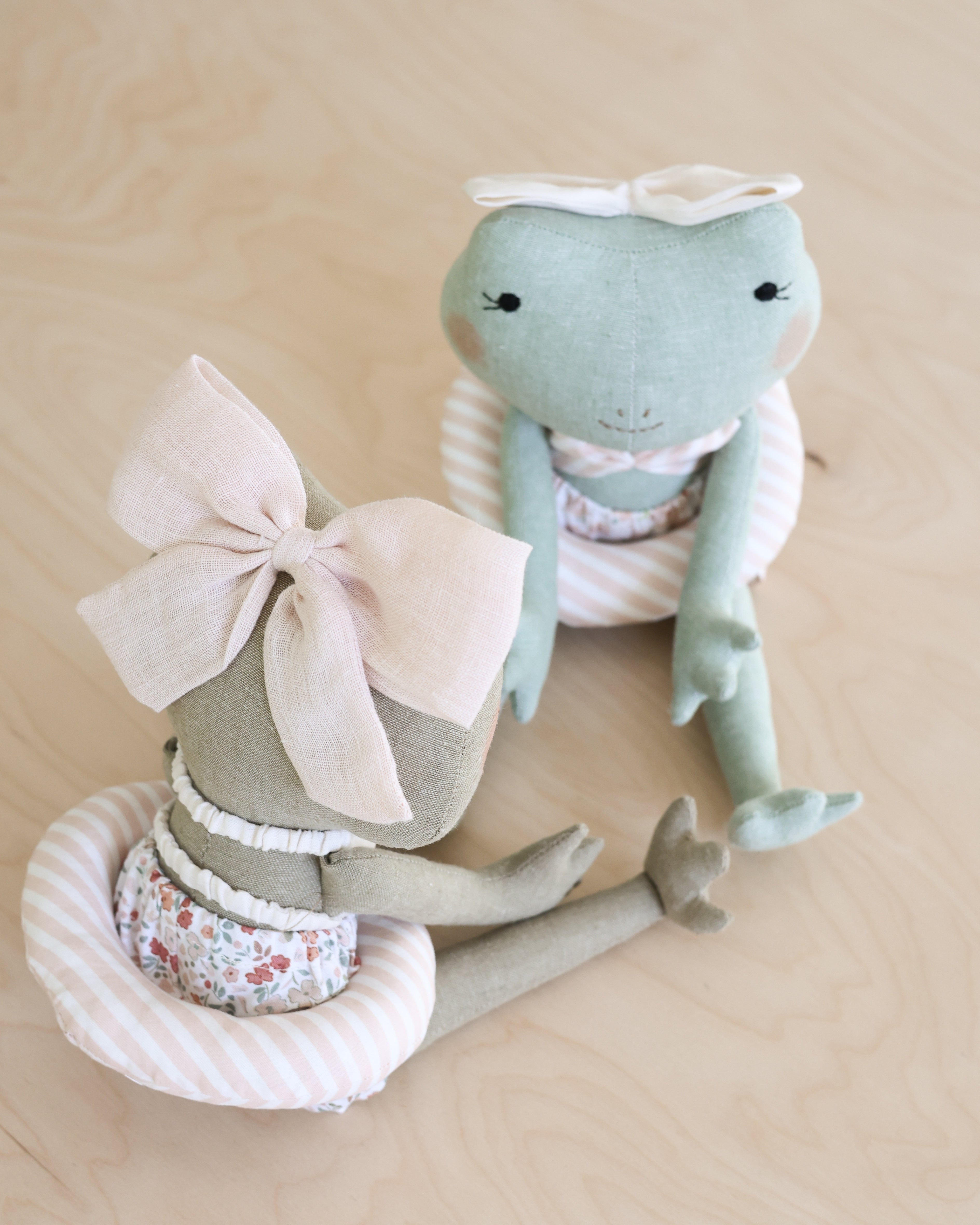 Patron de couture pour peluche grenouille