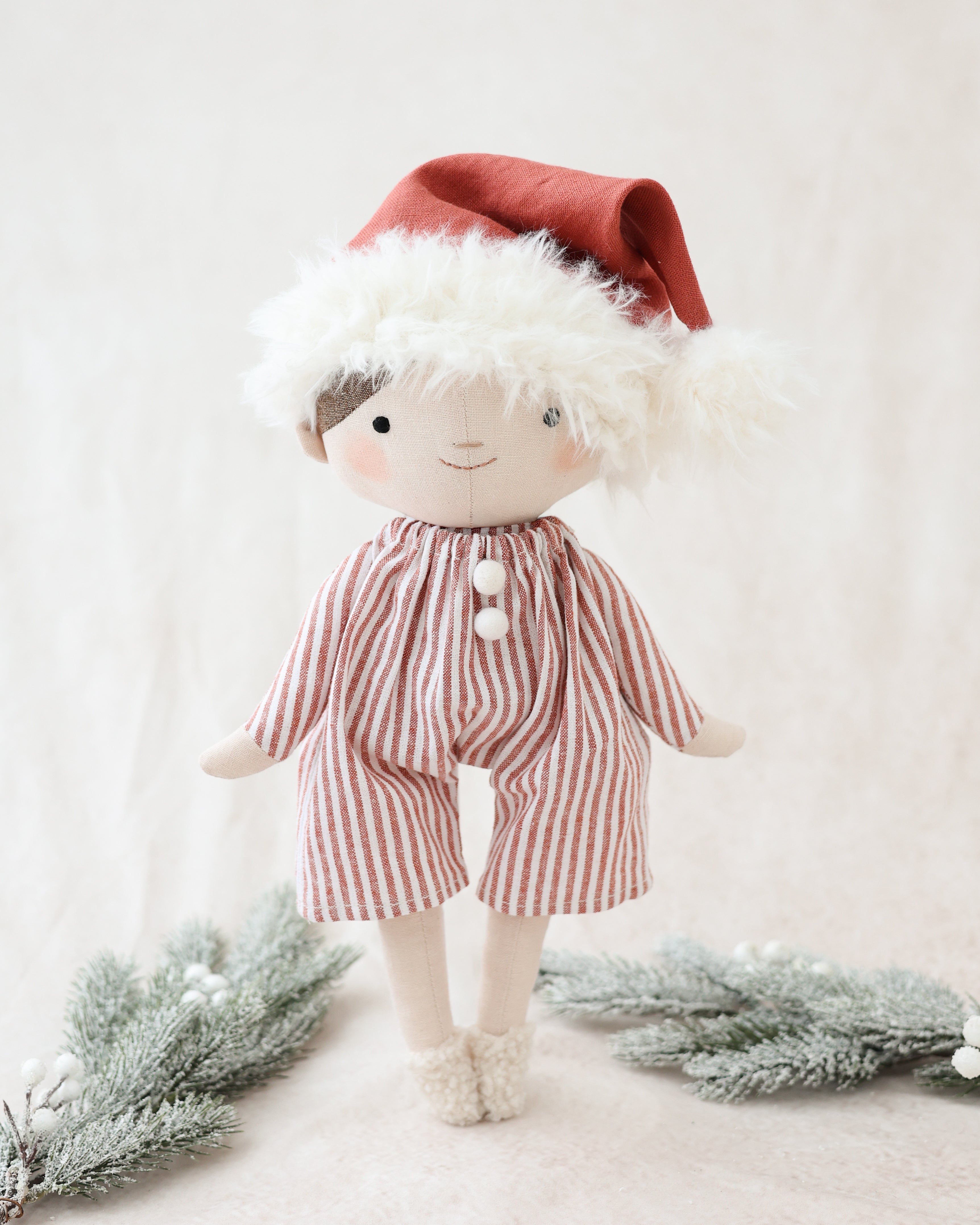 Classic Doll Elf in Christmas Outfit