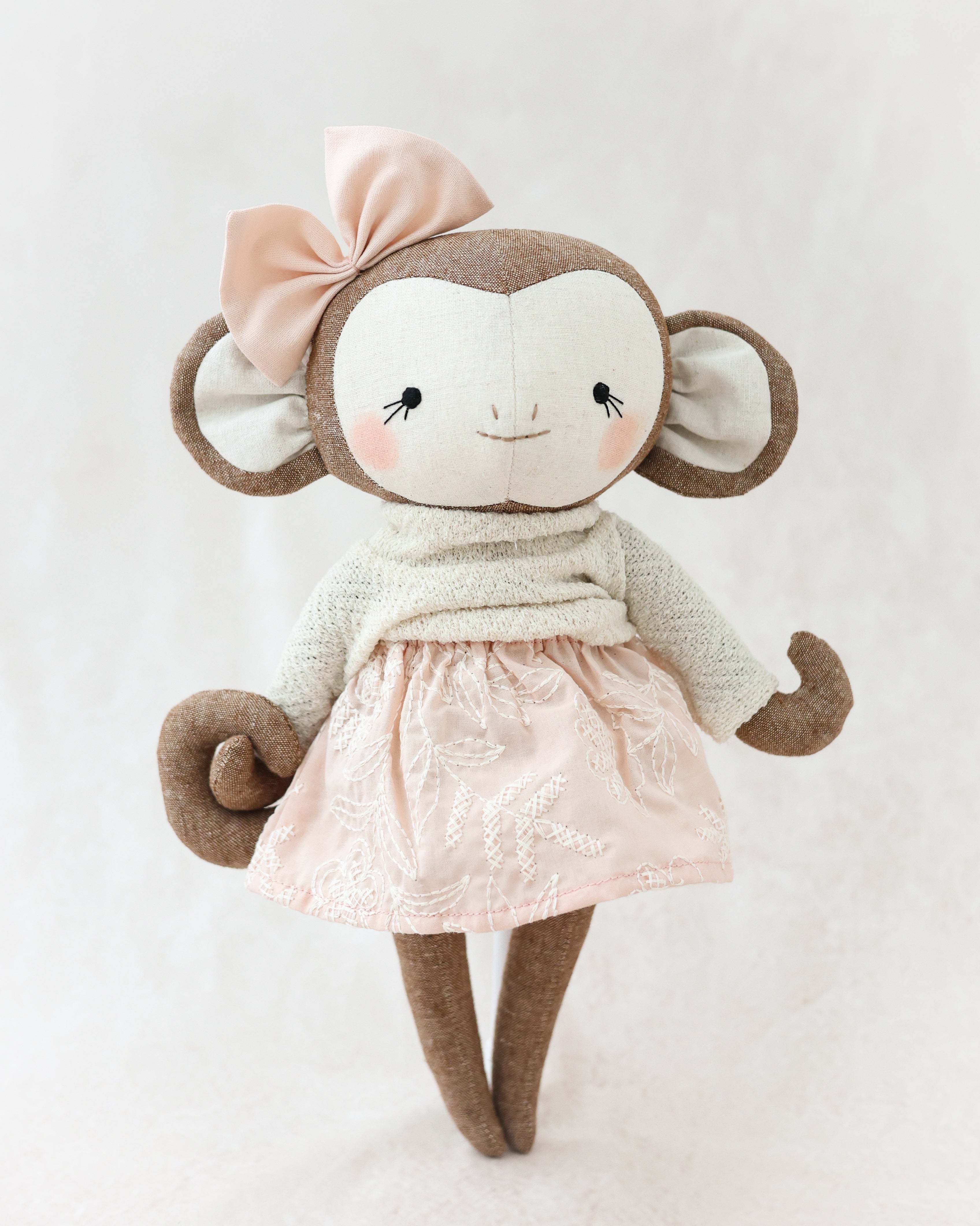Monkey Doll Pink Skirt