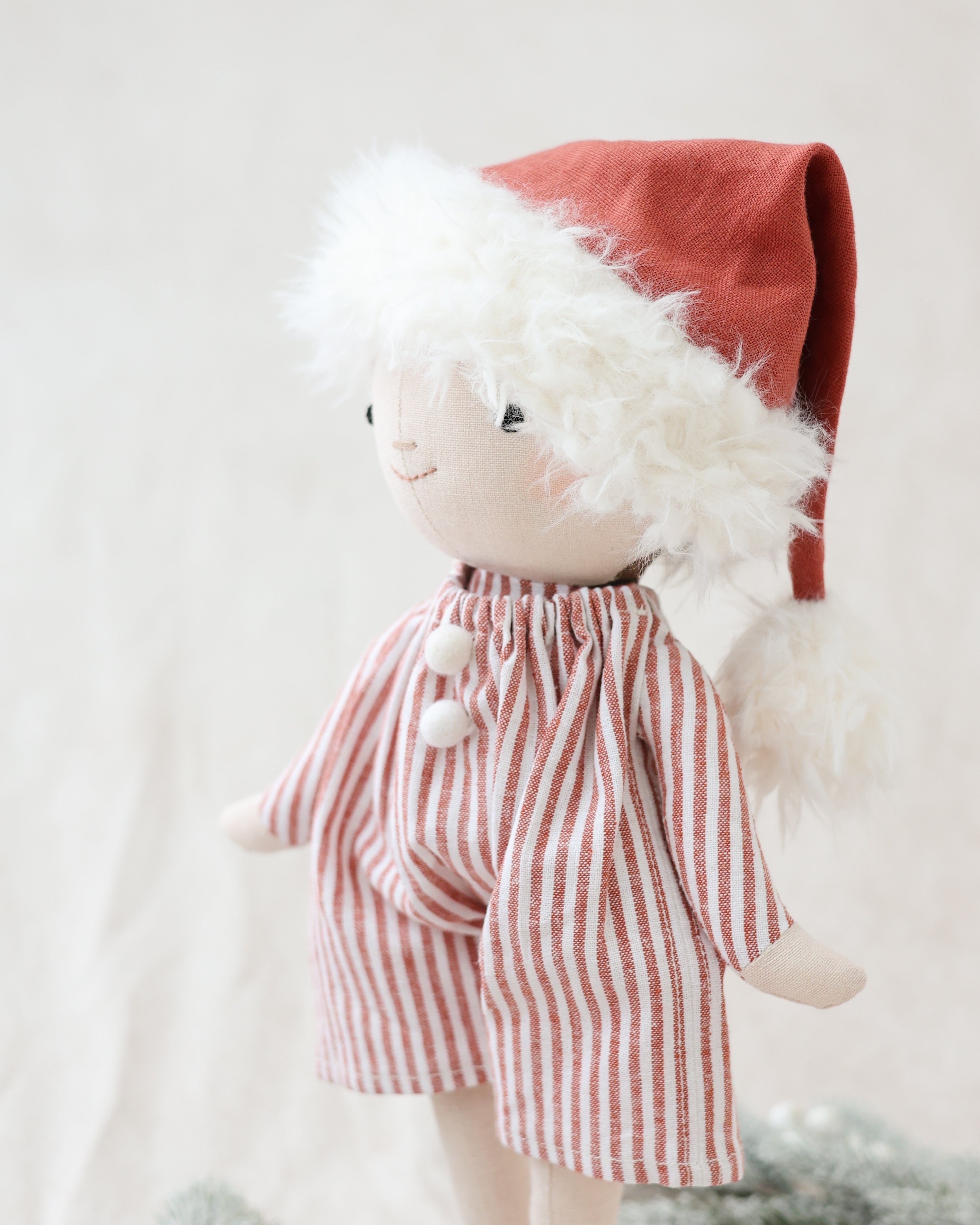 Classic Doll Elf in Christmas Outfit