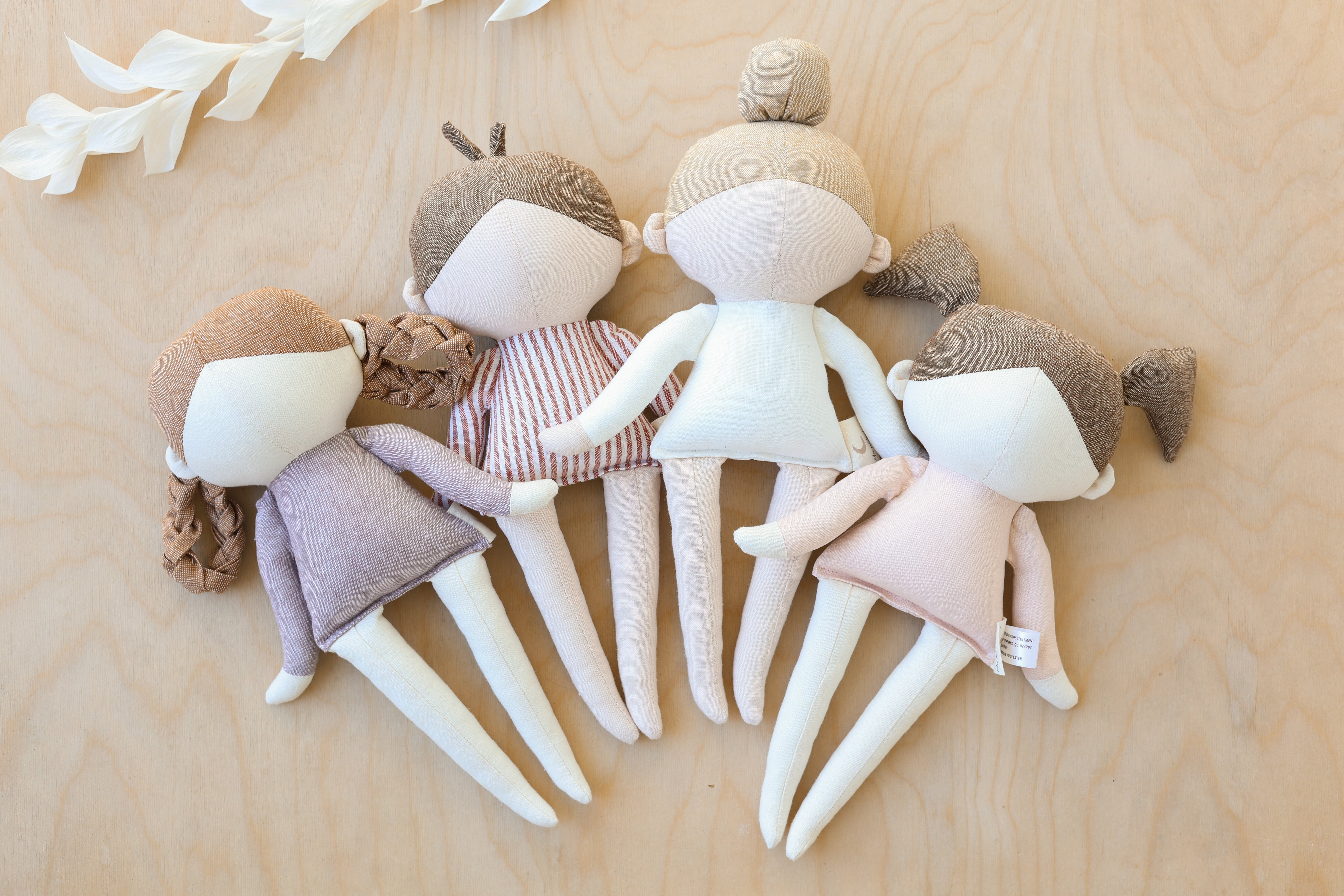 Classic doll with Fabric Hair Sewing Pattern