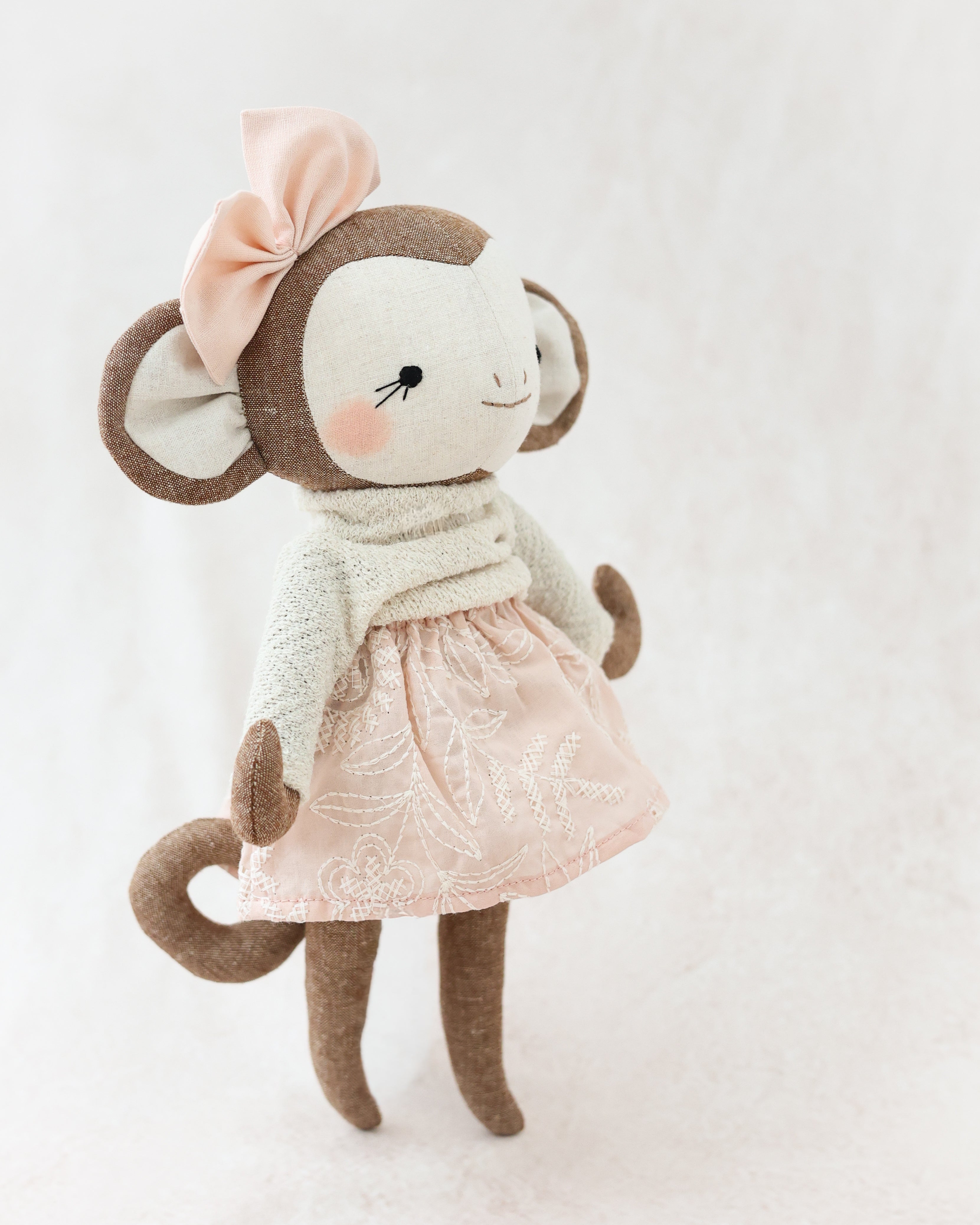 Monkey Doll Pink Skirt