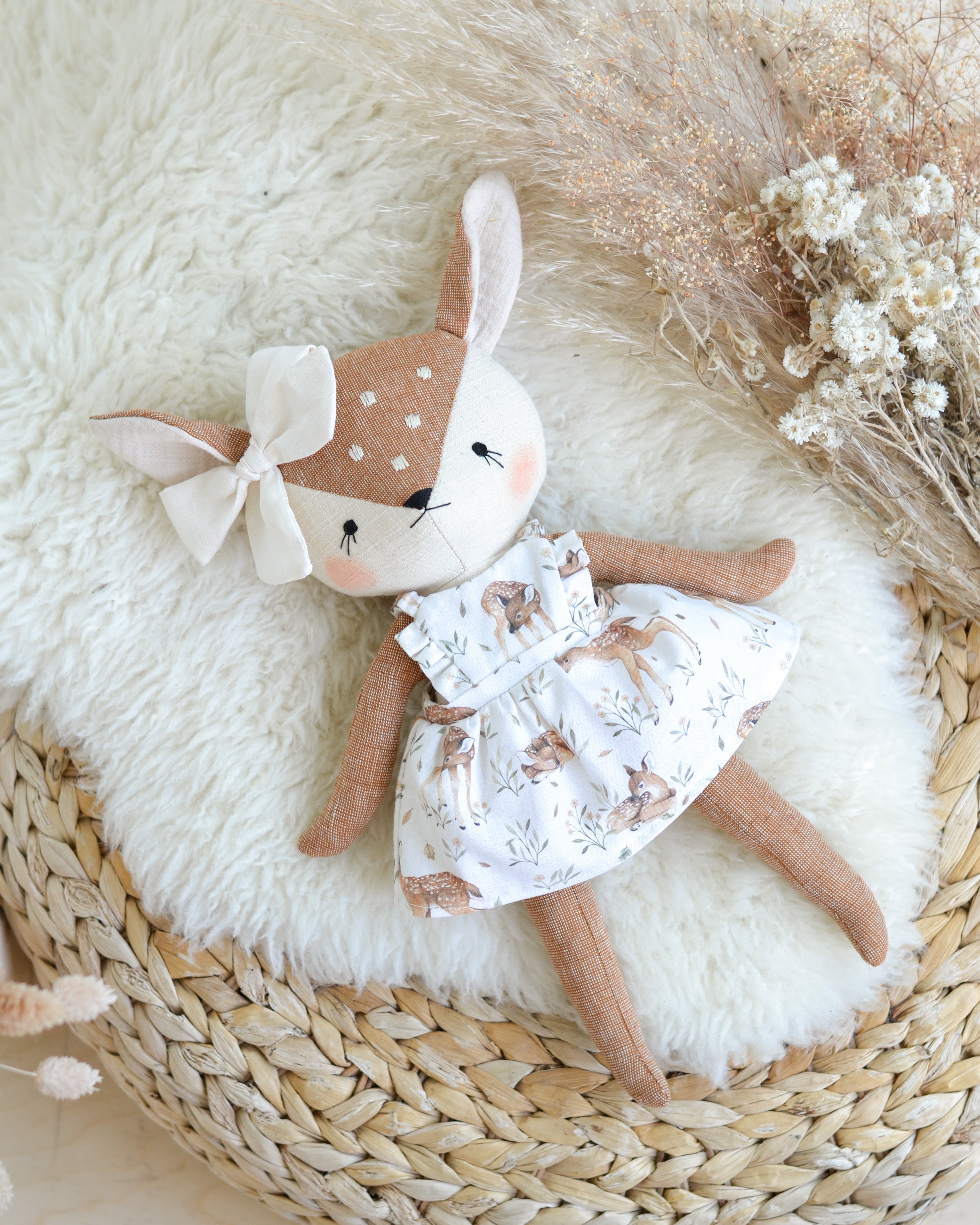Fawn Soft Toy Sewing Pattern – PDF Digital Download