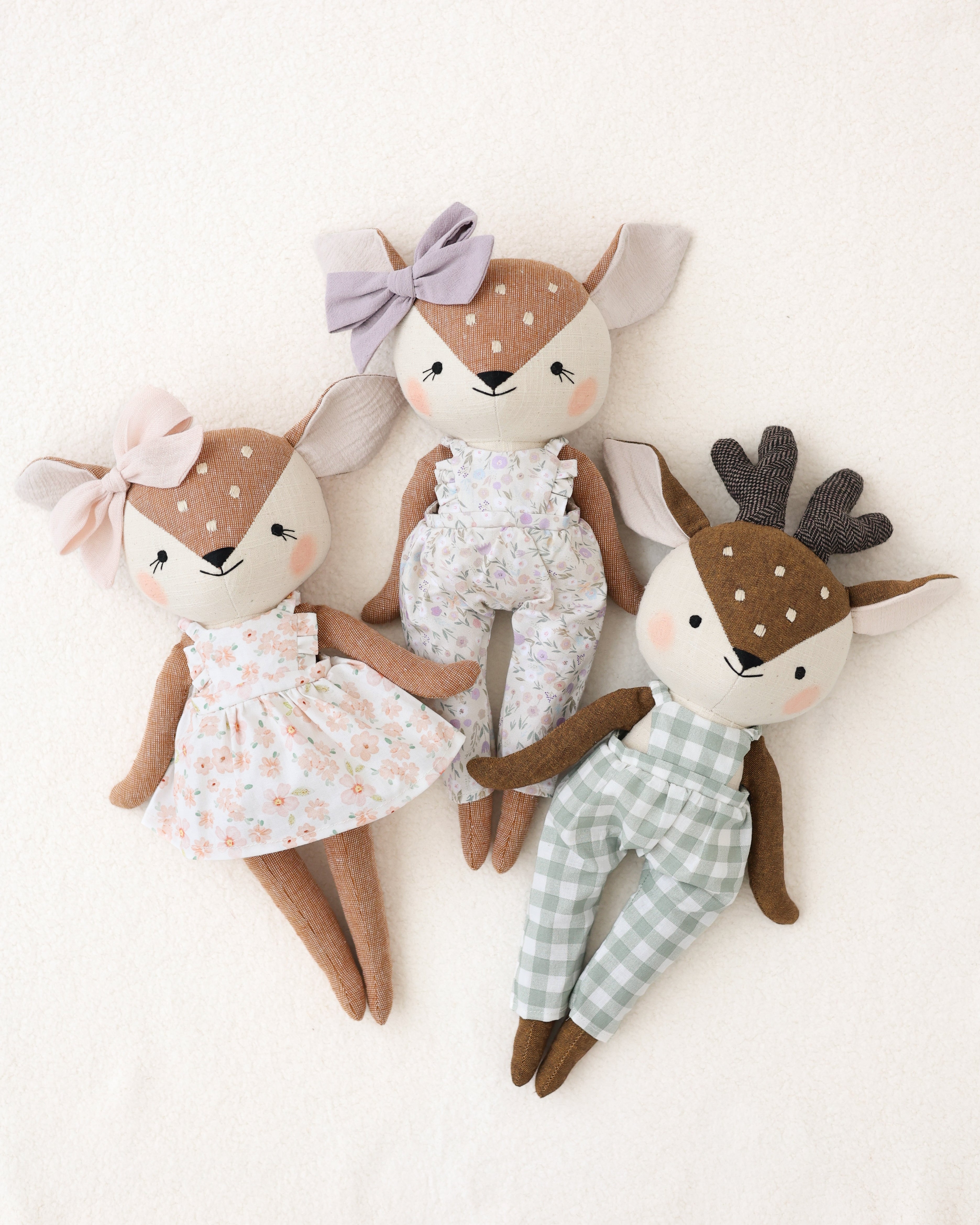 Fawn Soft Toy Sewing Pattern – PDF Digital Download