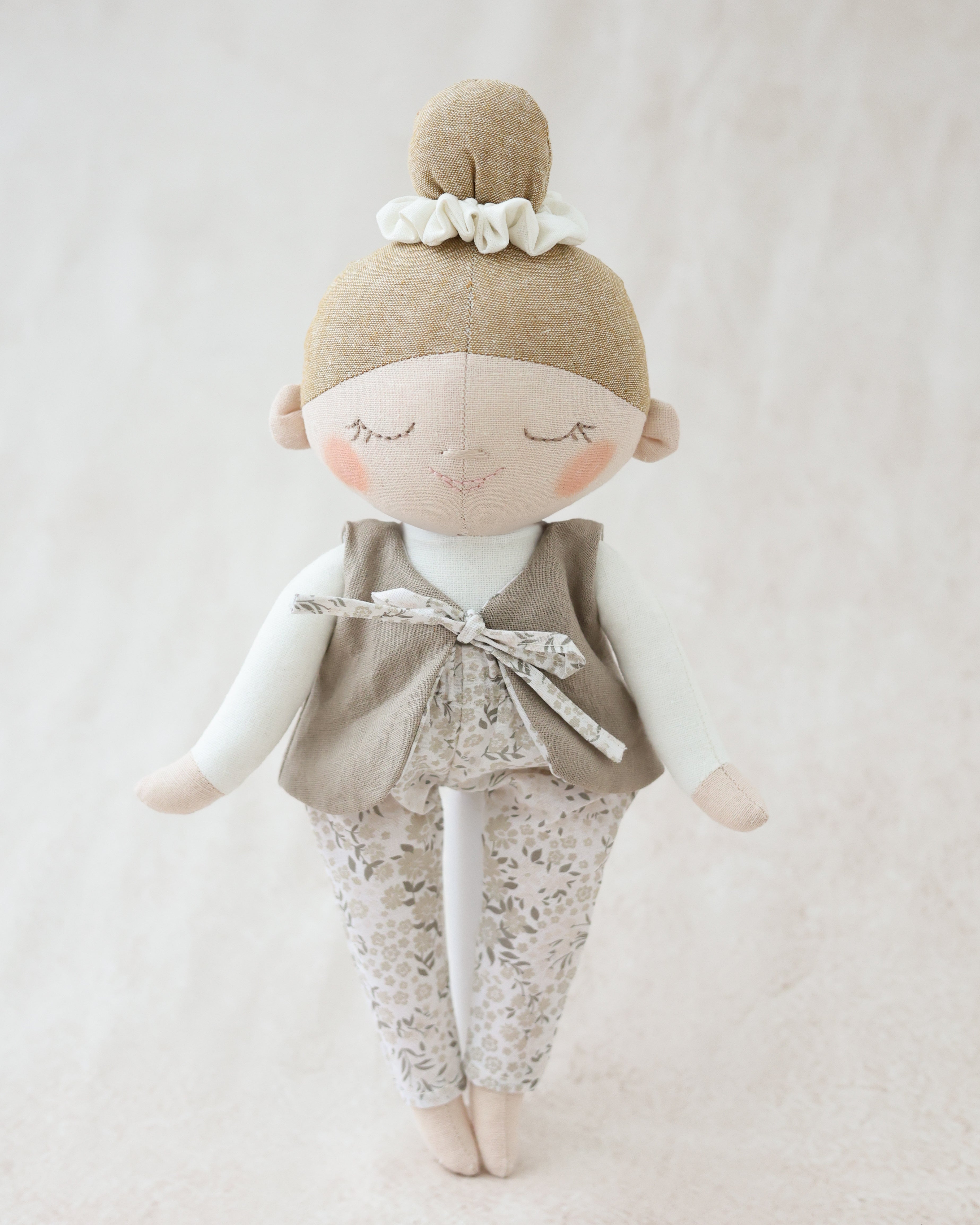 Classic Doll Blond Hair and Closed Eyes