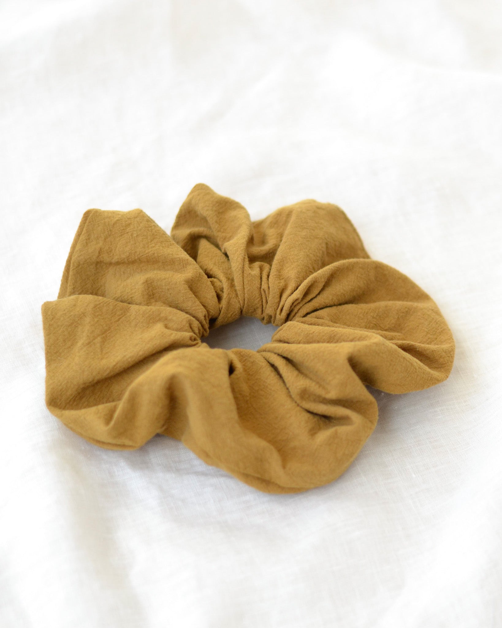 Ochre Oversized Scrunchie
