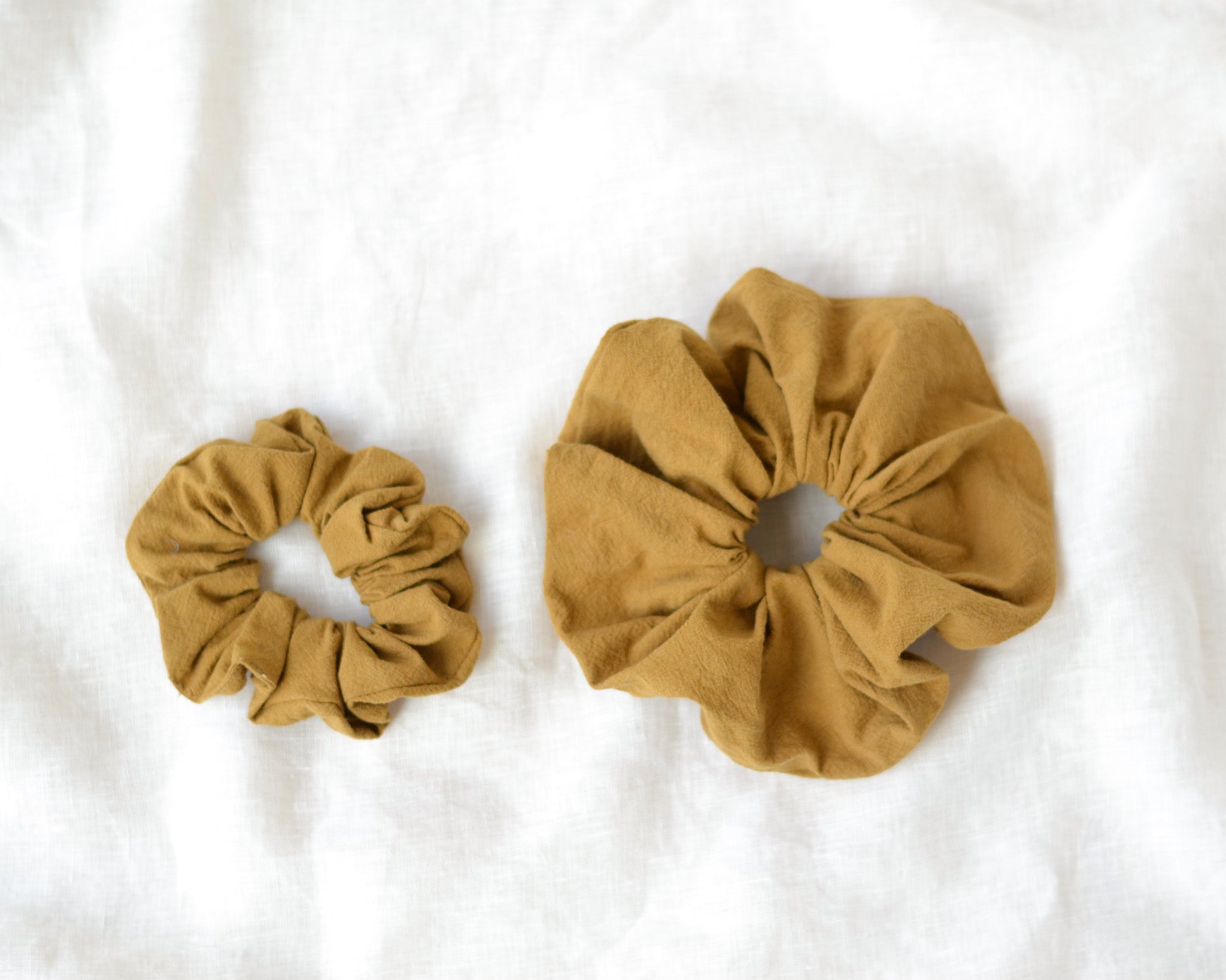 Ochre Oversized Scrunchie