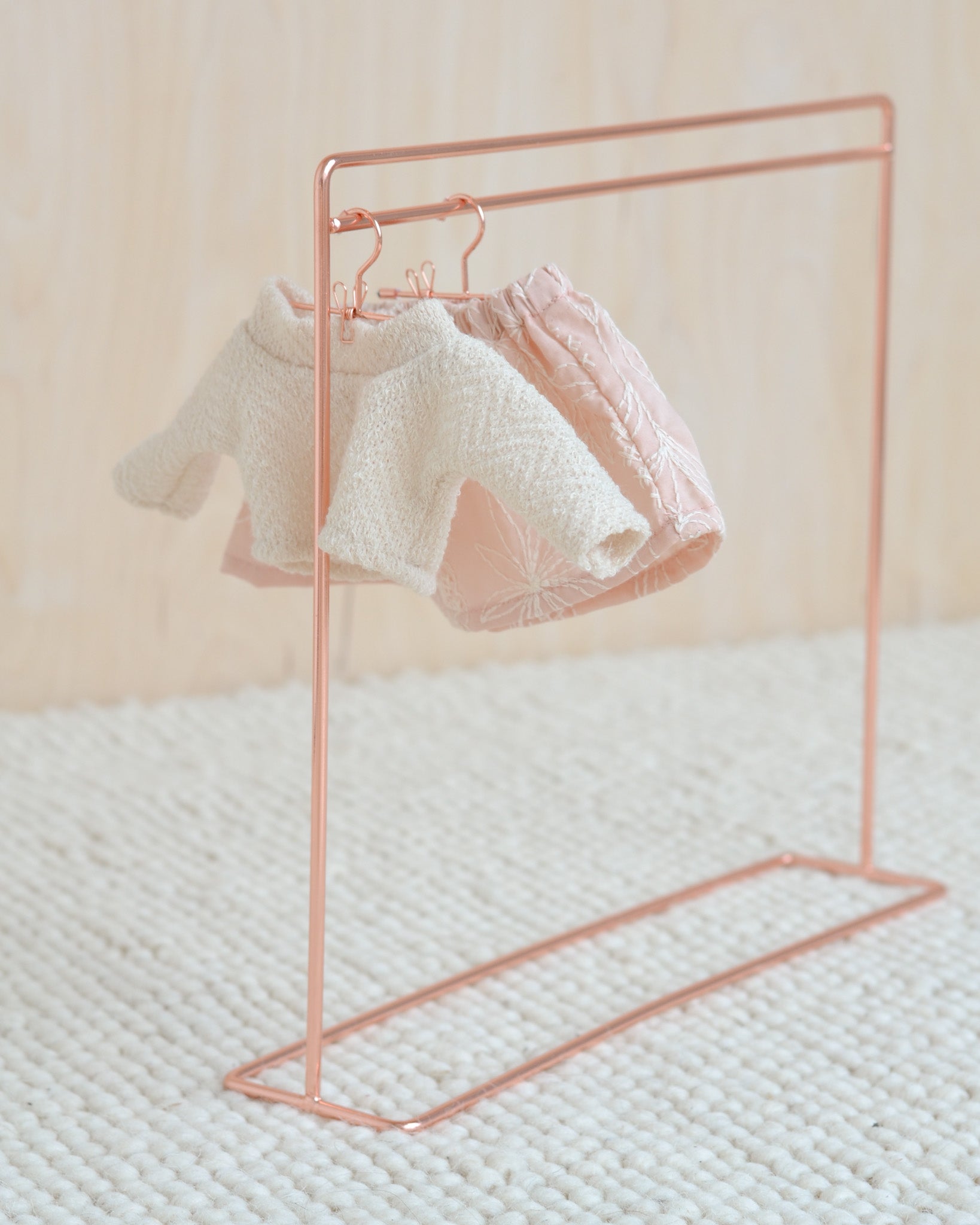 Pink Embroidery Skirt Set