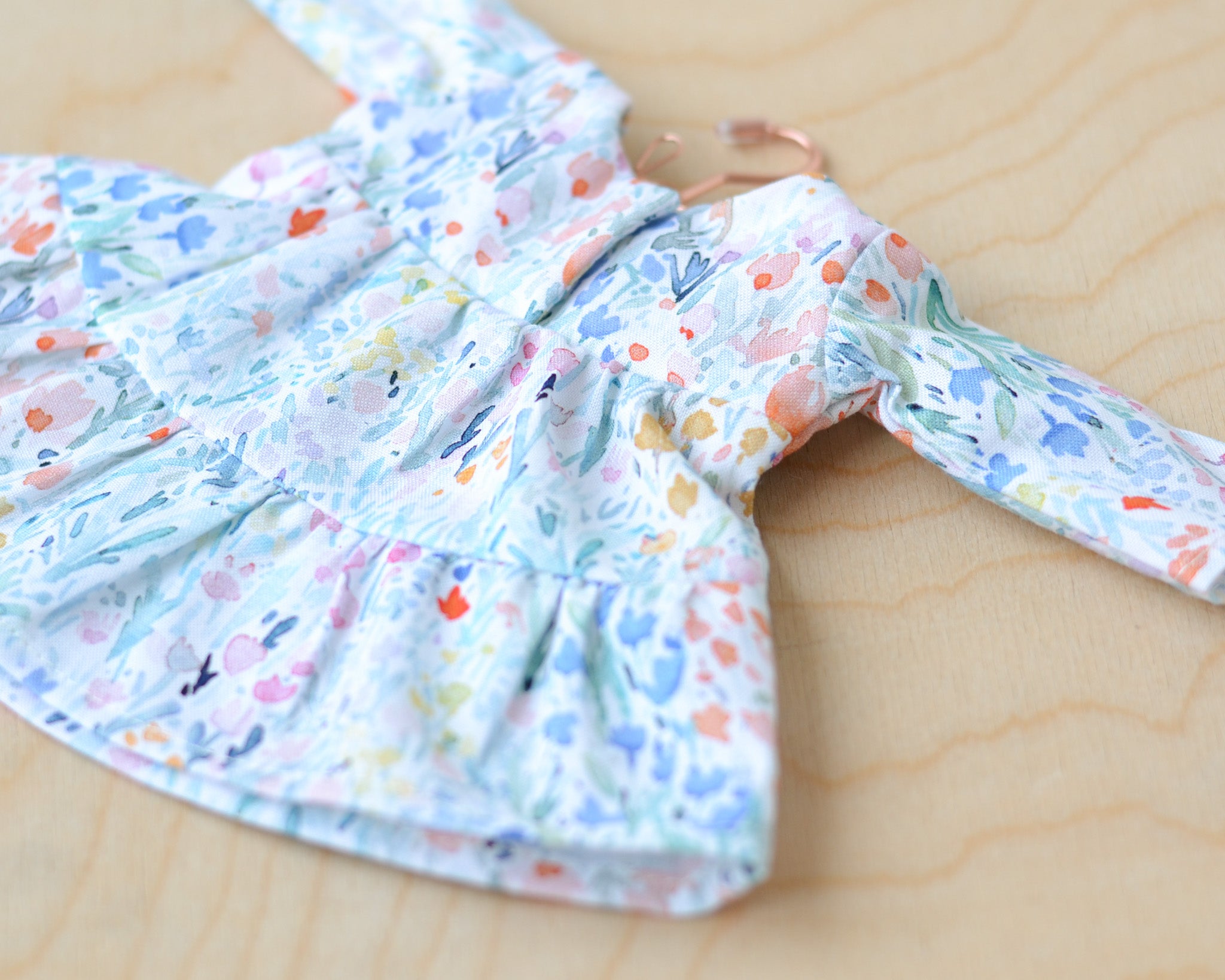 Blue Floral Valentina Dress