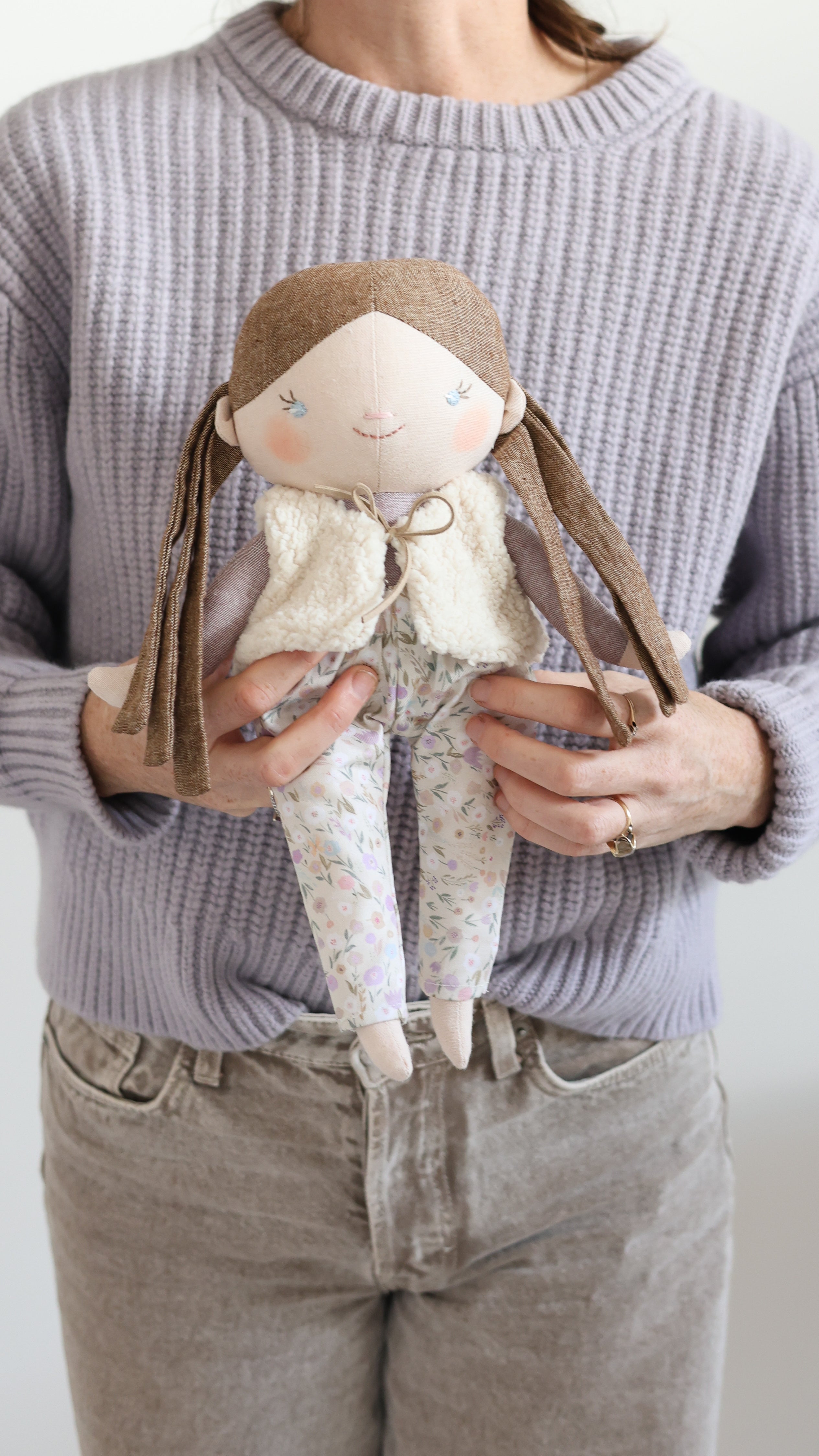 Classic Doll Long Brown Hair