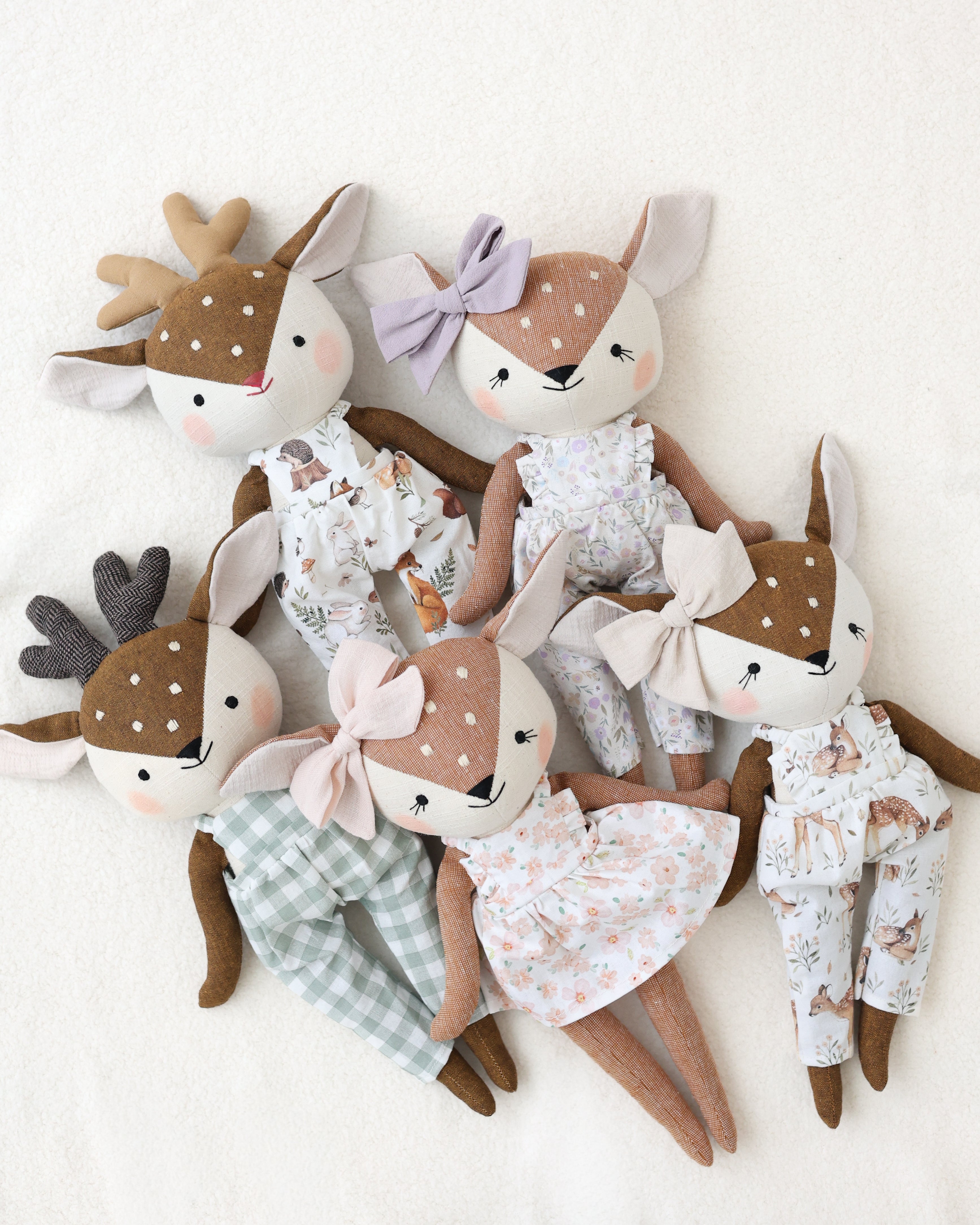Fawn Soft Toy Sewing Pattern – PDF Digital Download