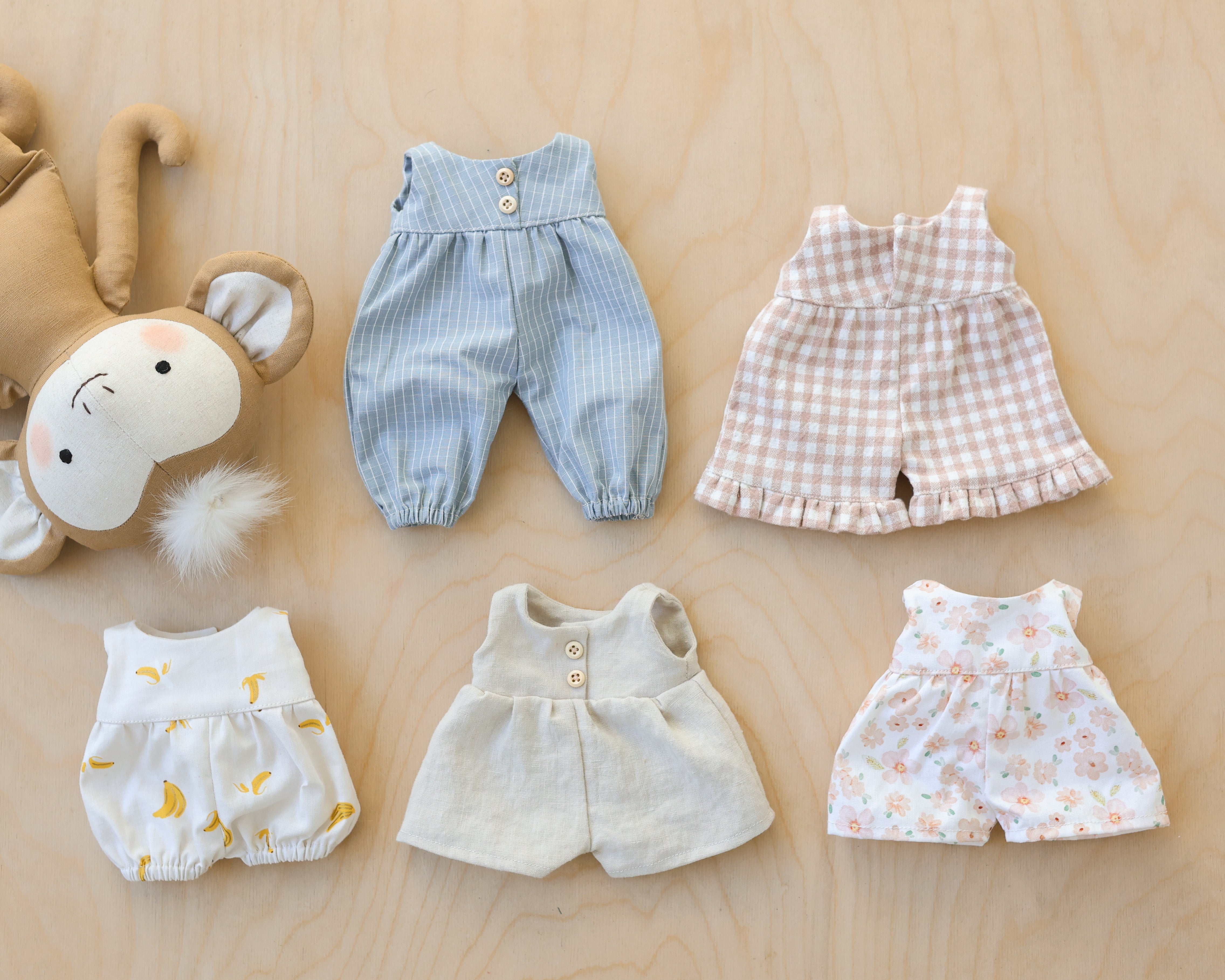 Patron de couture pour peluche singe