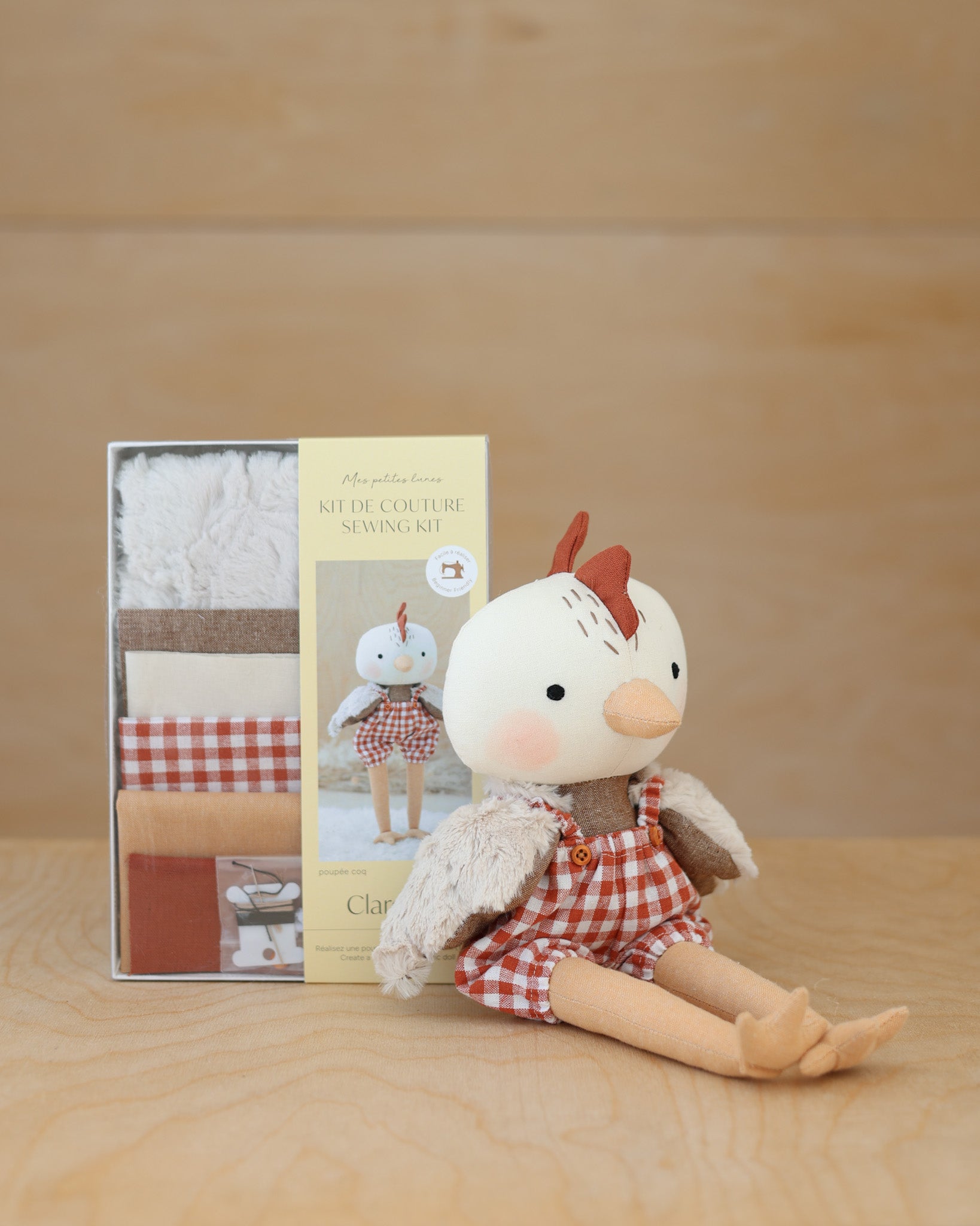 Kit de couture - Poupée coq Clarence