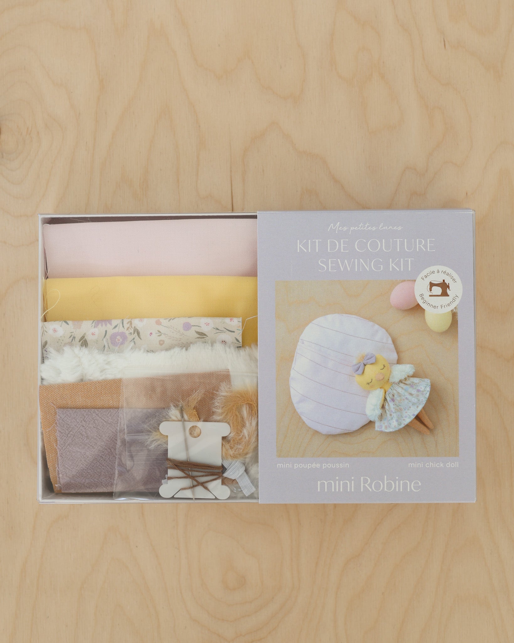 Kit de couture - Mini poupée poussin Robine