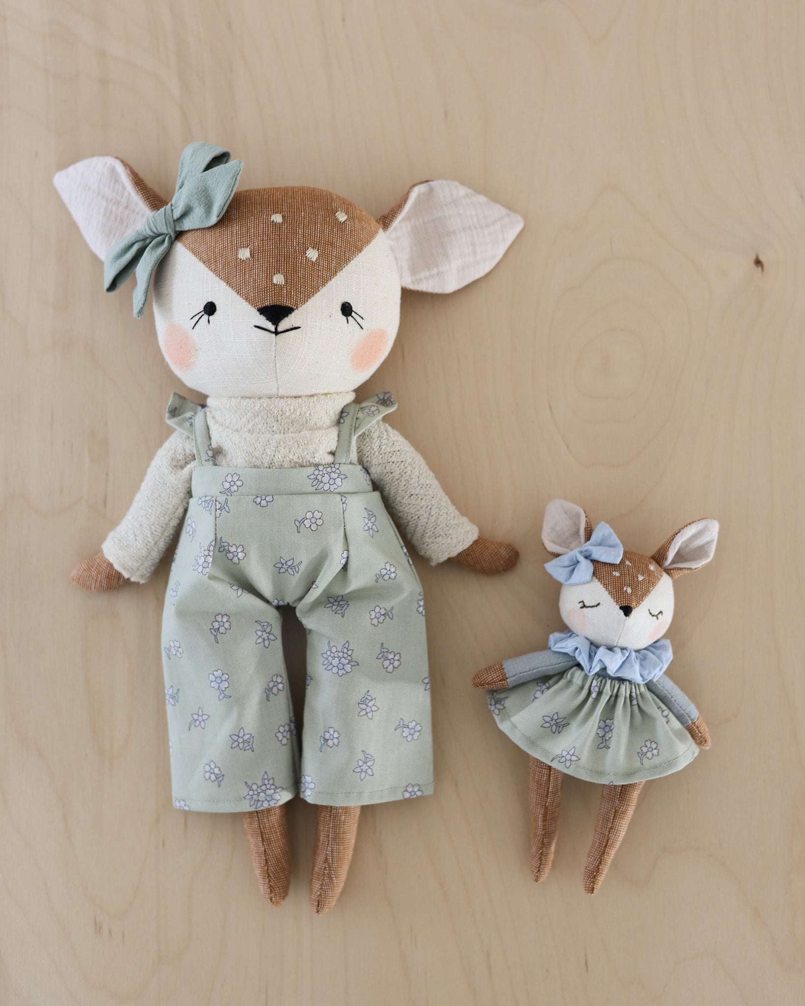 Mama + bebé Conejo Muñeca Juguete Suave