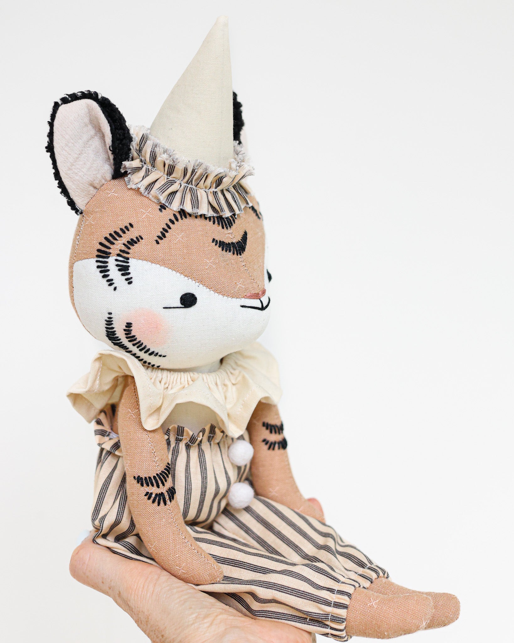 Tiger Doll Sewing Pattern – PDF Digital Download