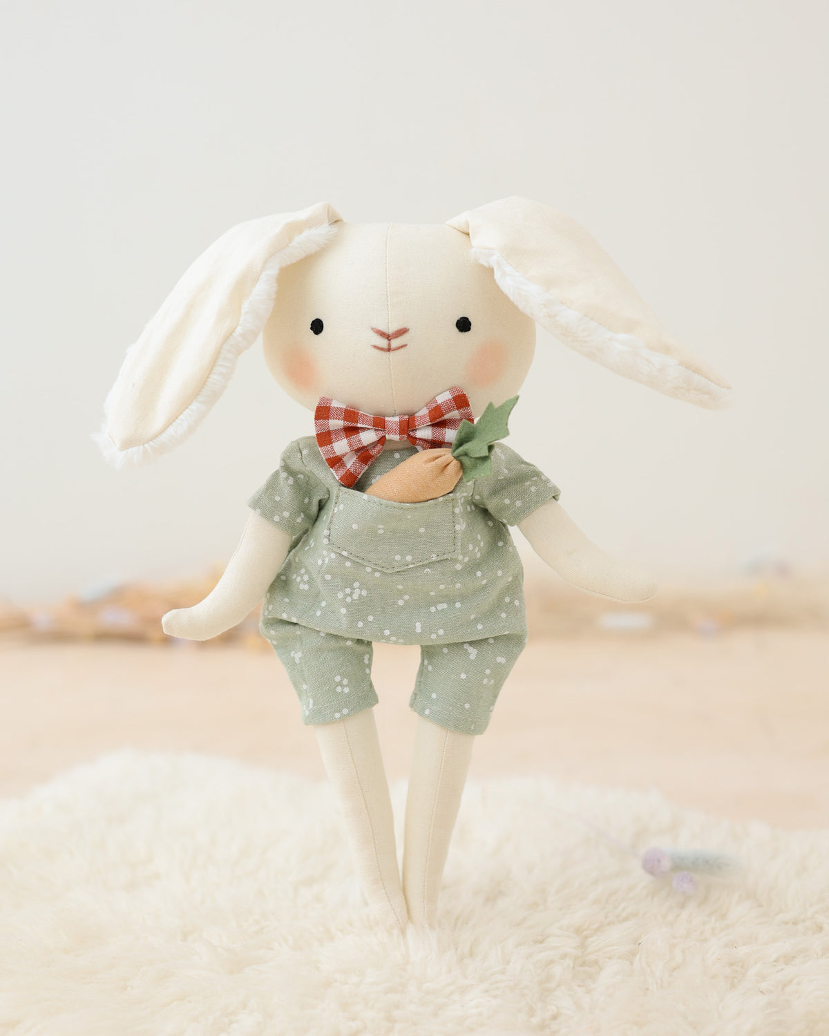 Heless 2321 - Vêtements de poupées Bunny Lou, Body avec Tutu, Application Lapin et Motif Fleuri pour poupées et Animaux en Peluche de 35 à 45 cm