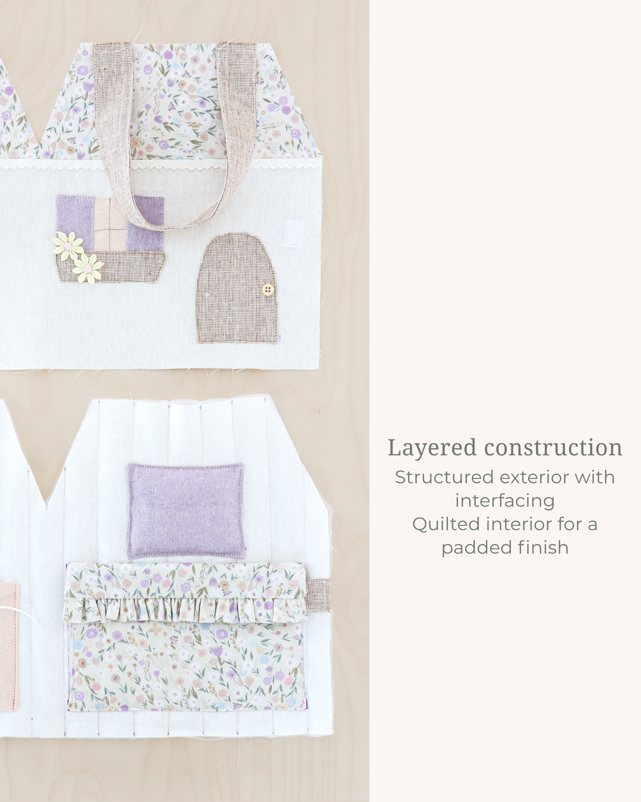 Dollhouse Play Bag Sewing Pattern – PDF Digital Download