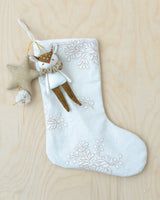 Christmas stocking with ornements