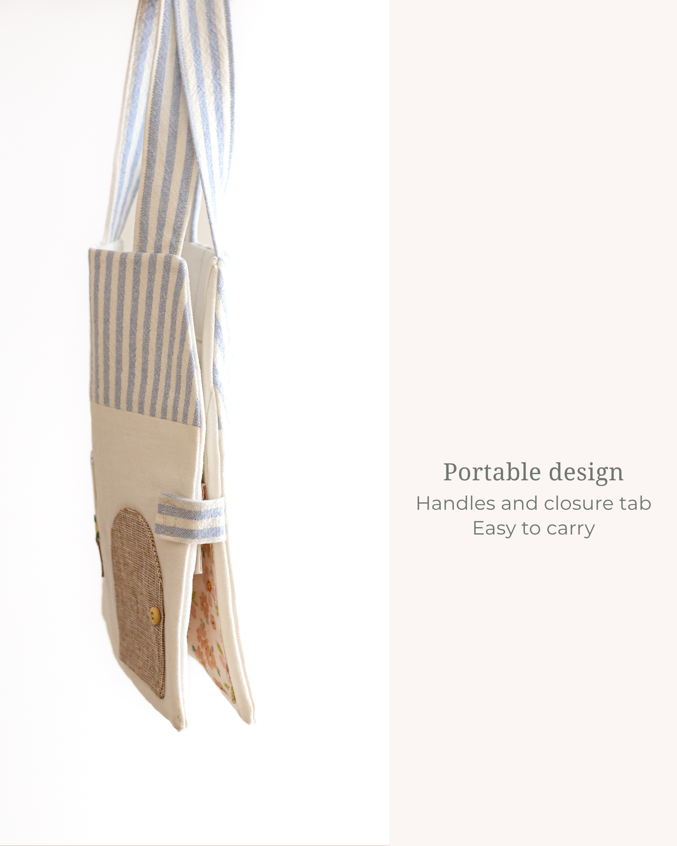 Dollhouse Play Bag Sewing Pattern – PDF Digital Download