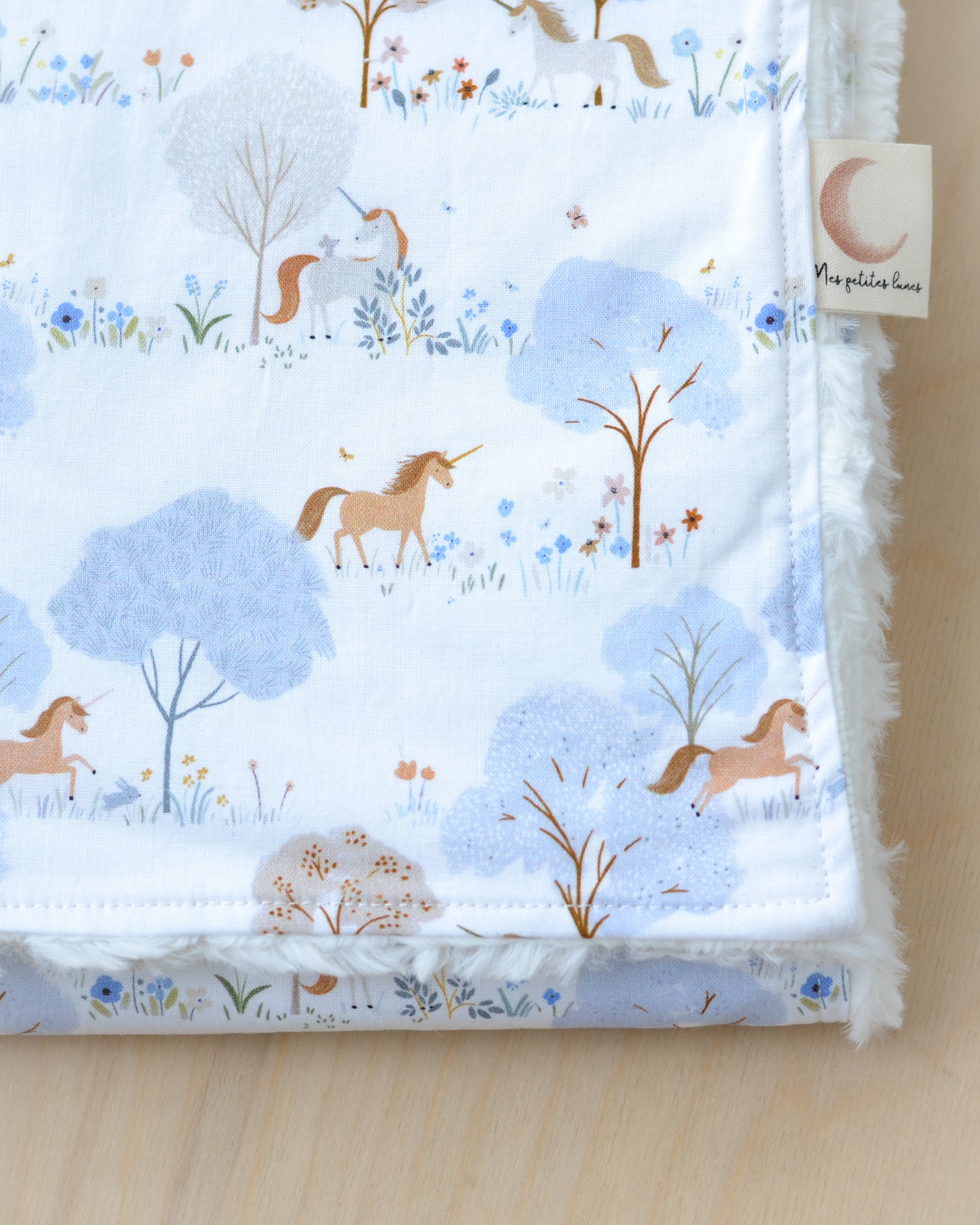 Minky plush Blanket  | Unicorn