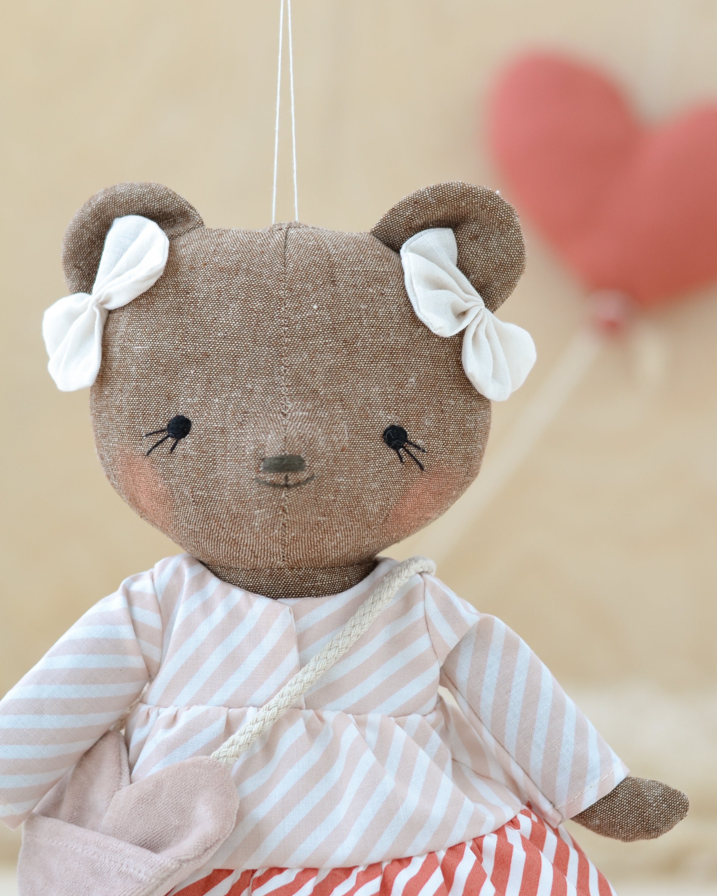 Bear Soft Toy Charlotte Love outfit