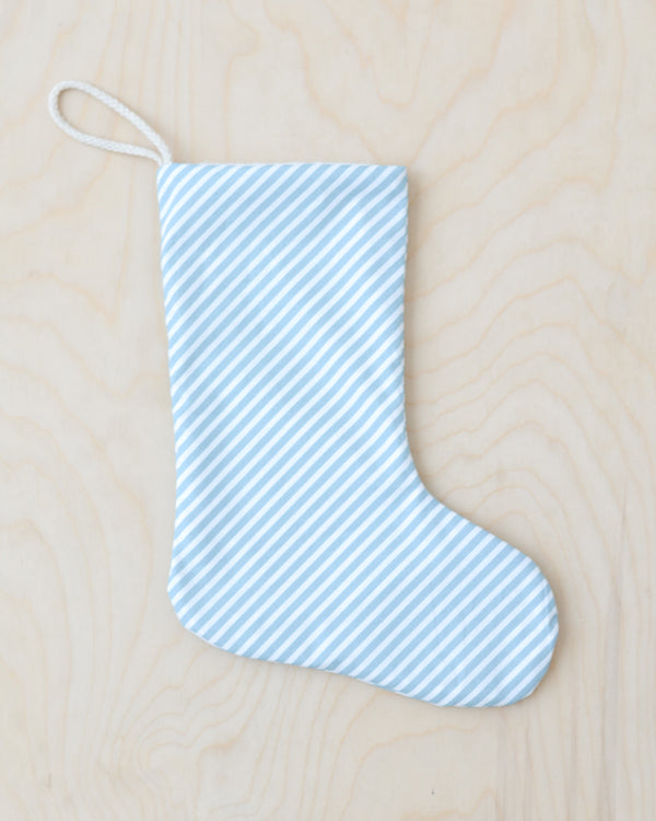 Christmas stocking | Blue stripes
