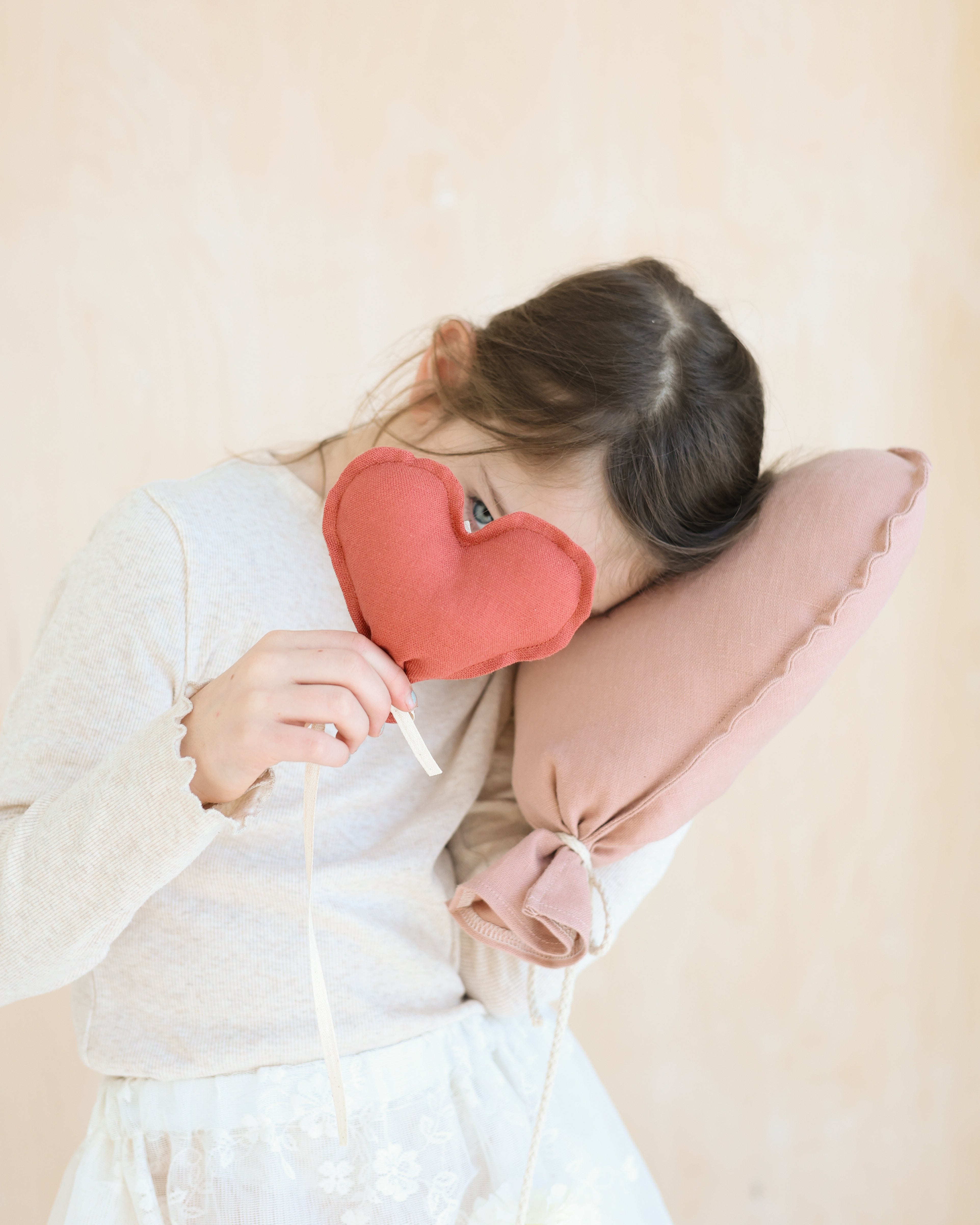 Fabric Heart Balloon – Decorative Hanging Balloon (Large Size)