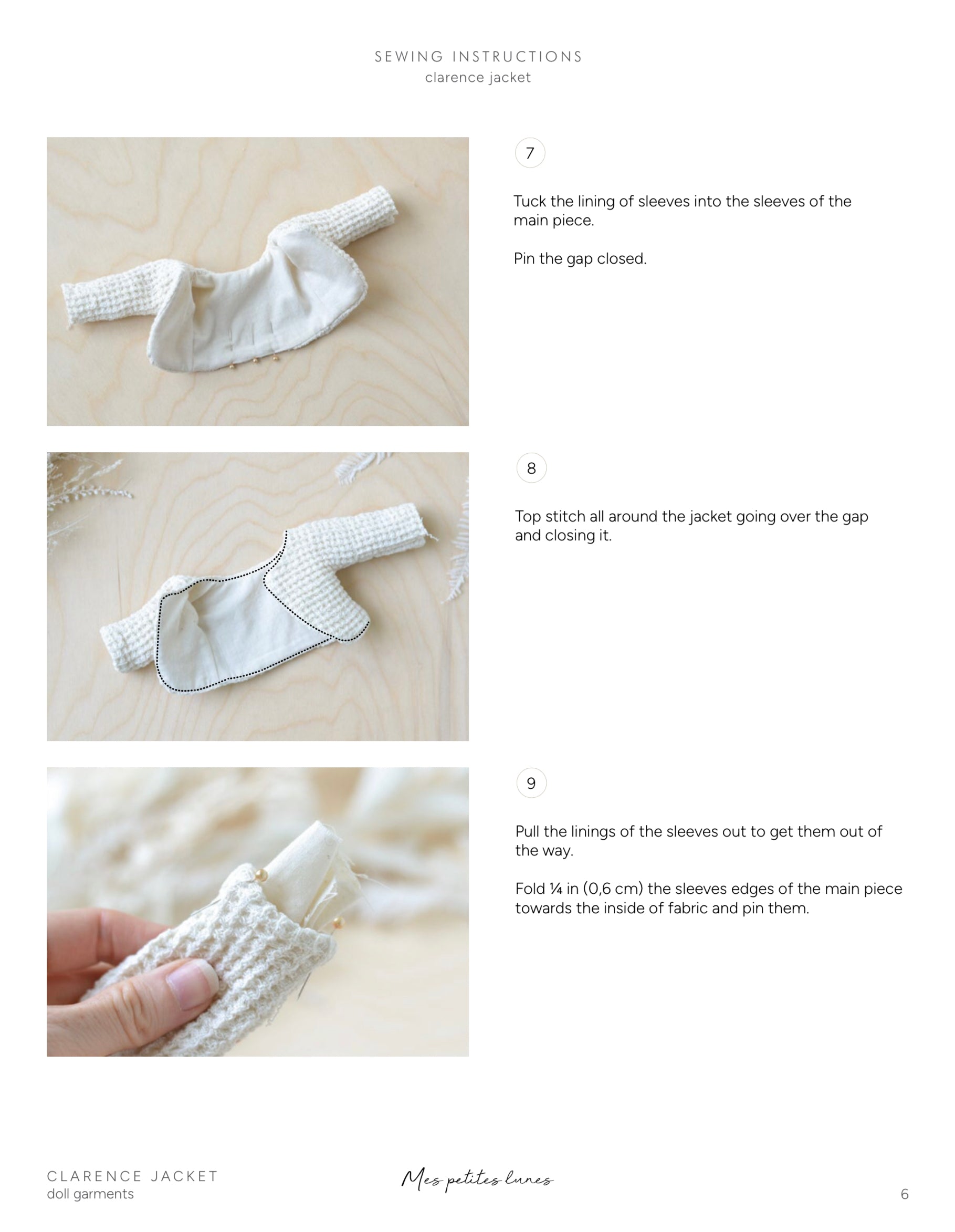 Sewing Pattern - Snowman doll