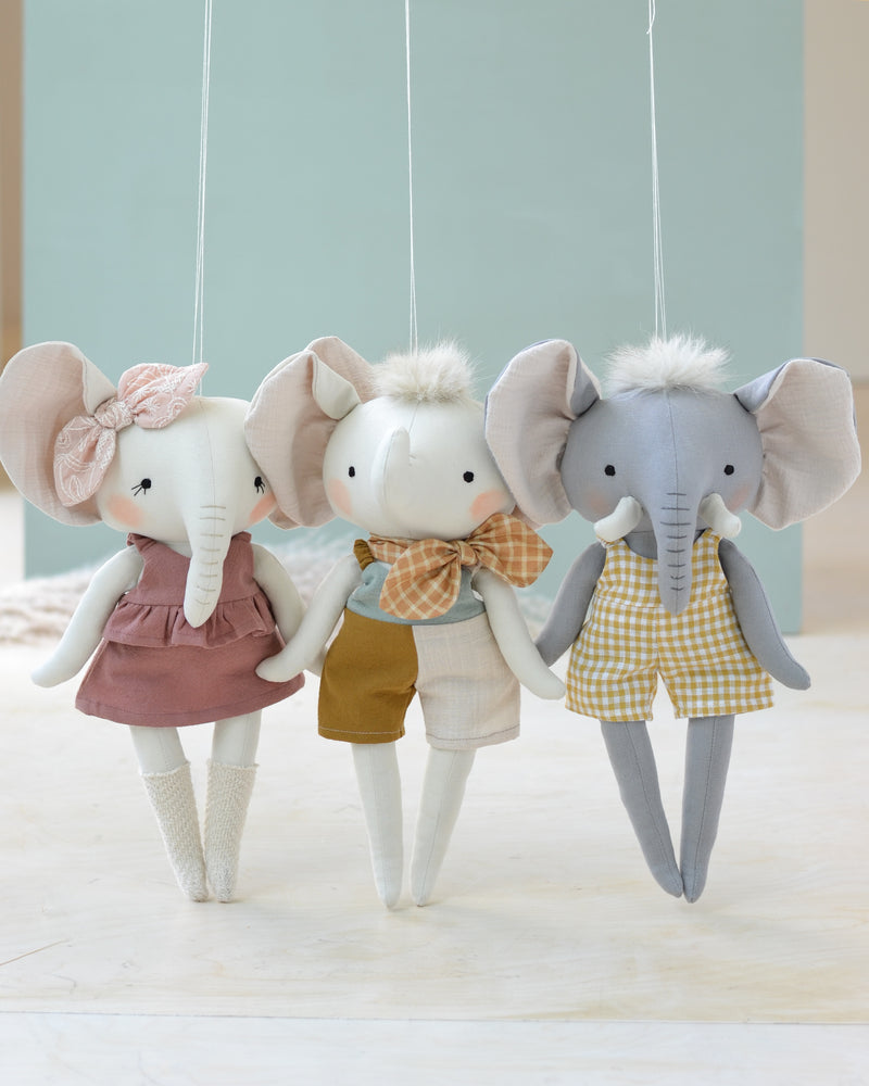 Sewing Pattern - elephant doll