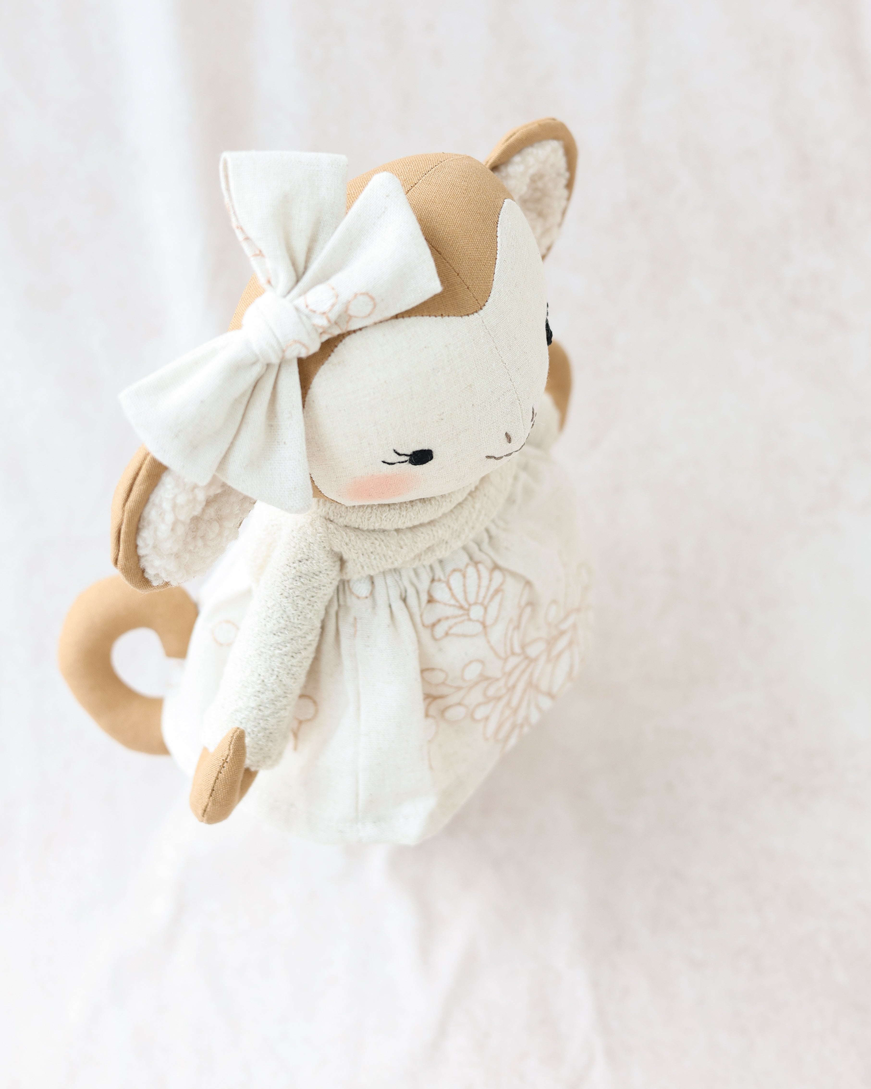 Monkey Plushie Neutral Skirt