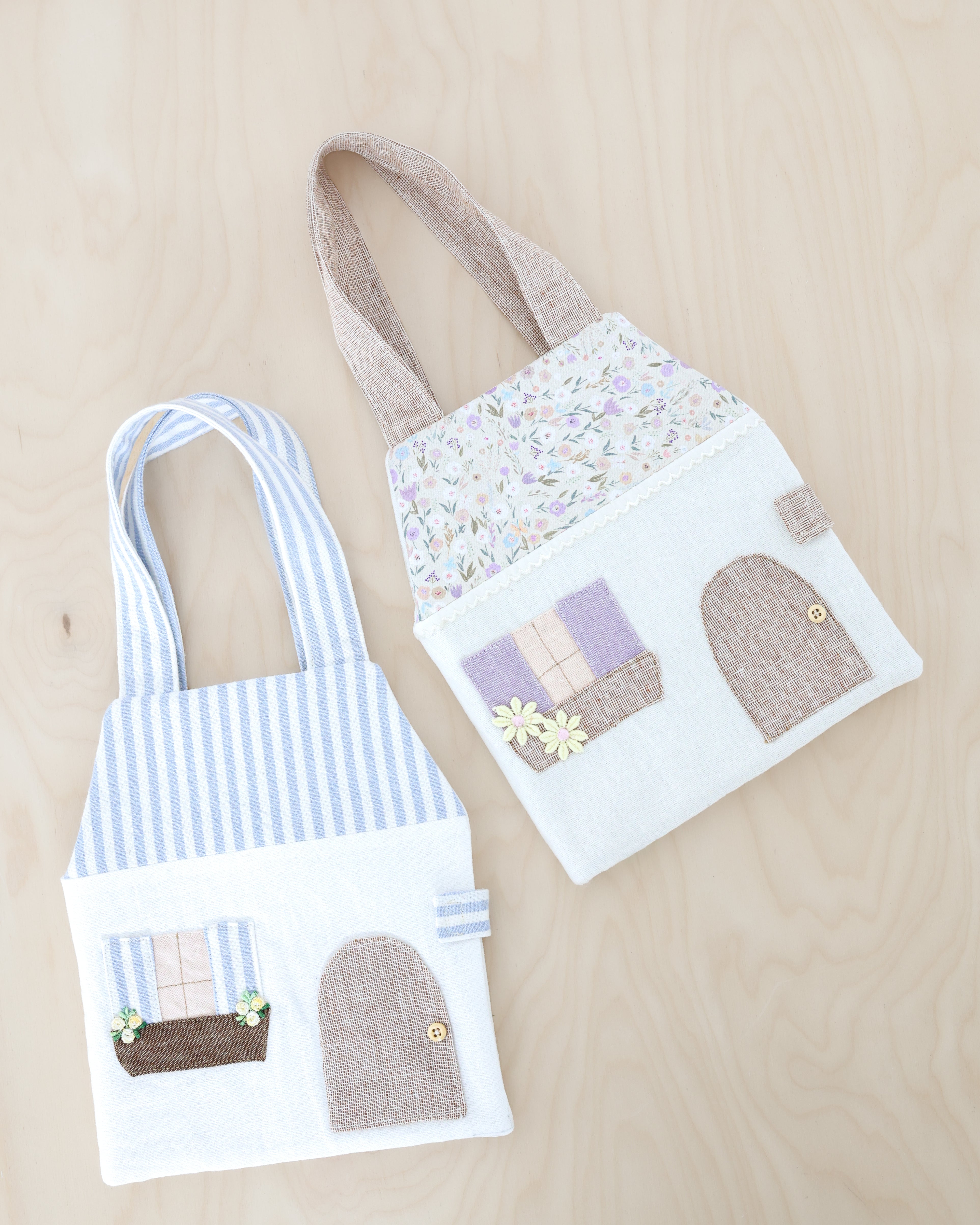 Dollhouse Play Bag Sewing Pattern – PDF Digital Download