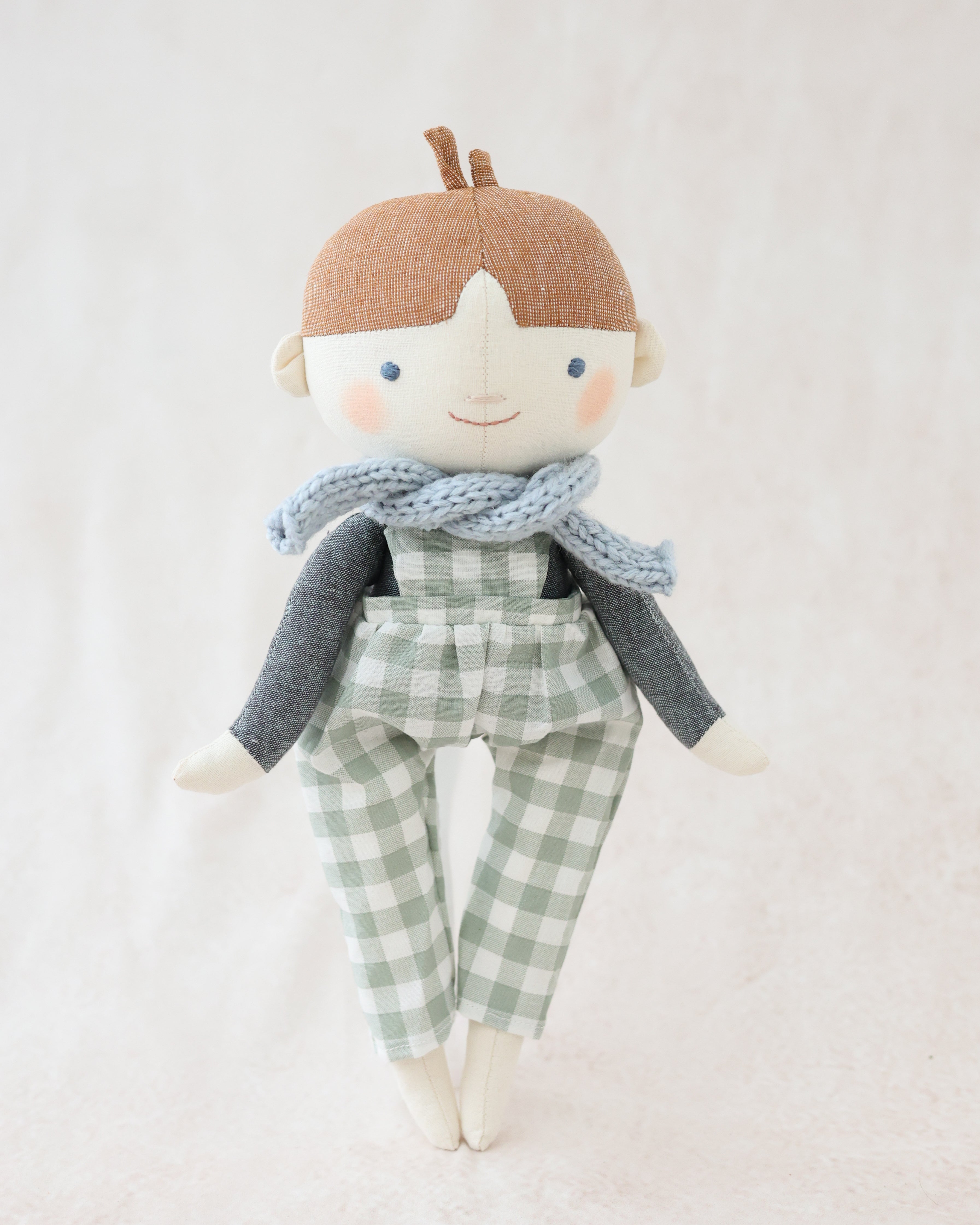 Classic Doll Boy with Overalls