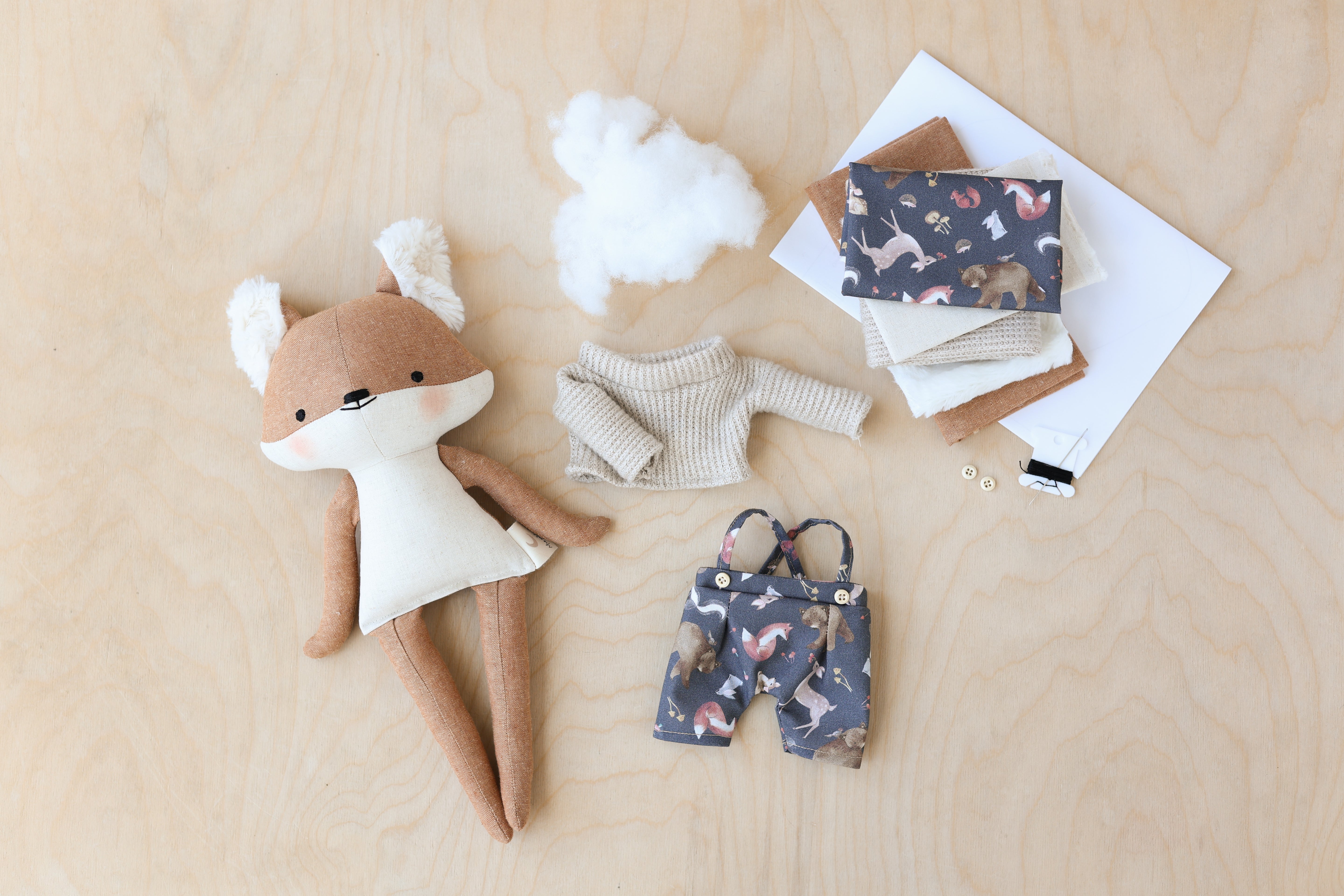 裁縫キット - バーナードフォックス人形