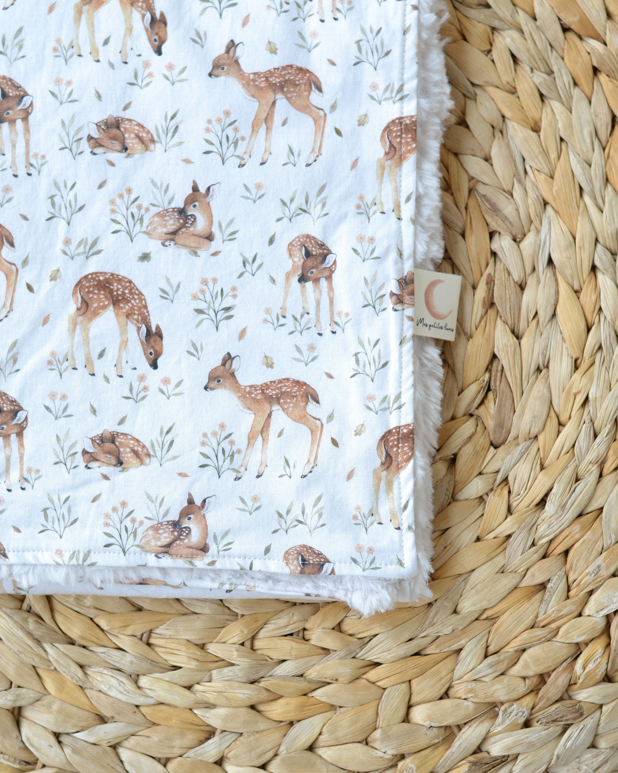 Bunny Blanket - Bunny Jacquard Fawn