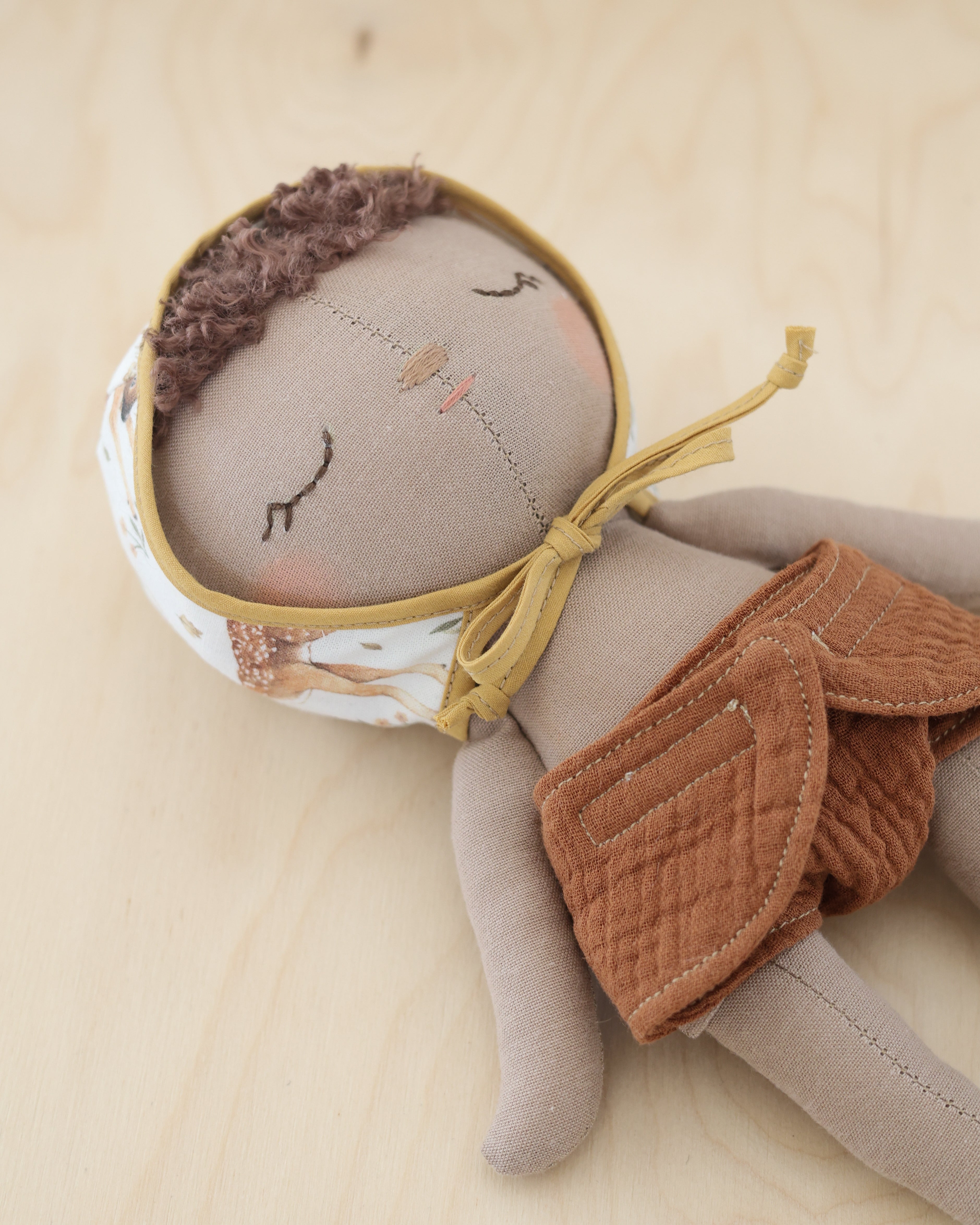 Baby Doll · Animal Bonnet & Diaper