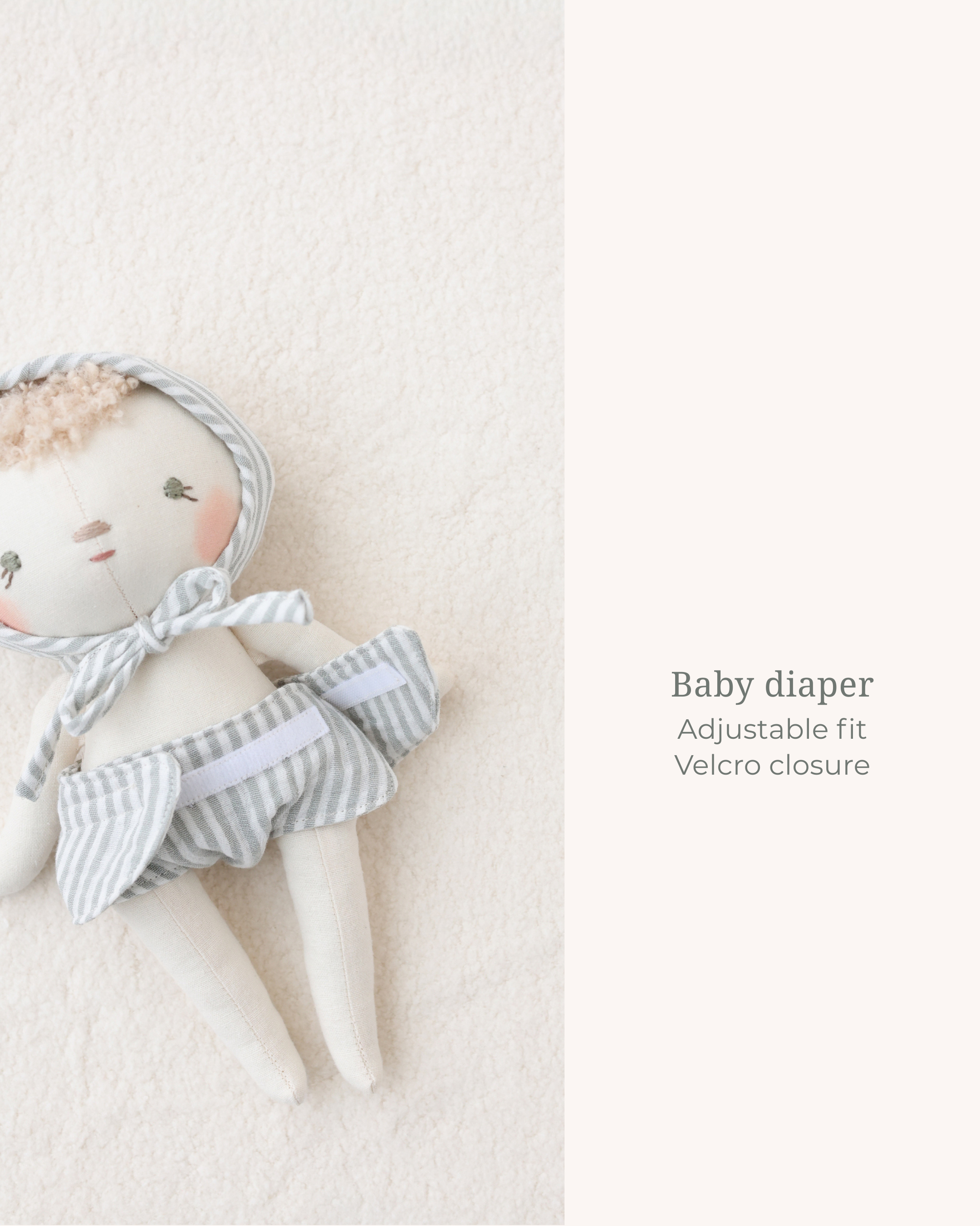 Baby Doll Sewing Pattern – PDF Digital Download