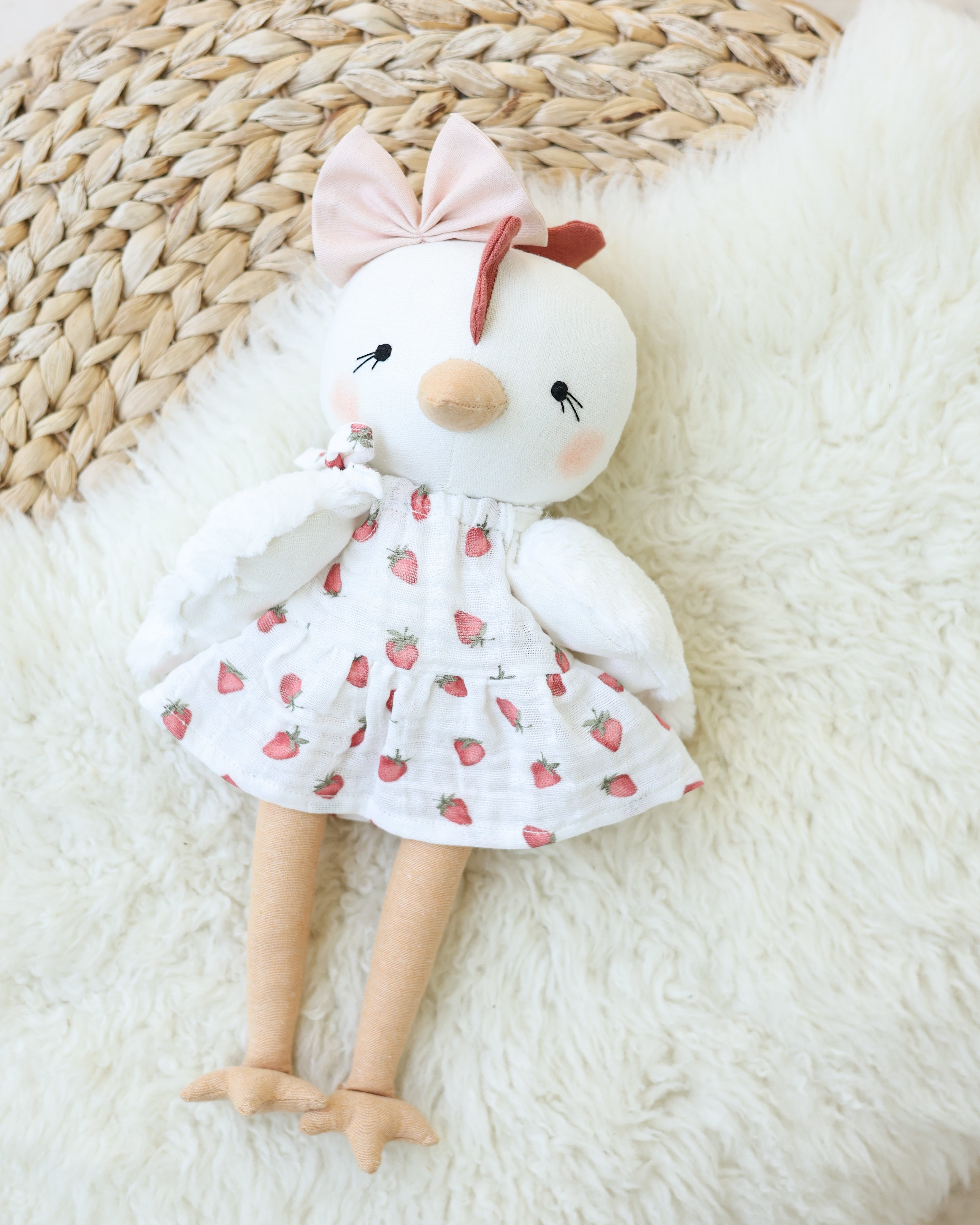 Chicken Doll Claire Strawberry Dress