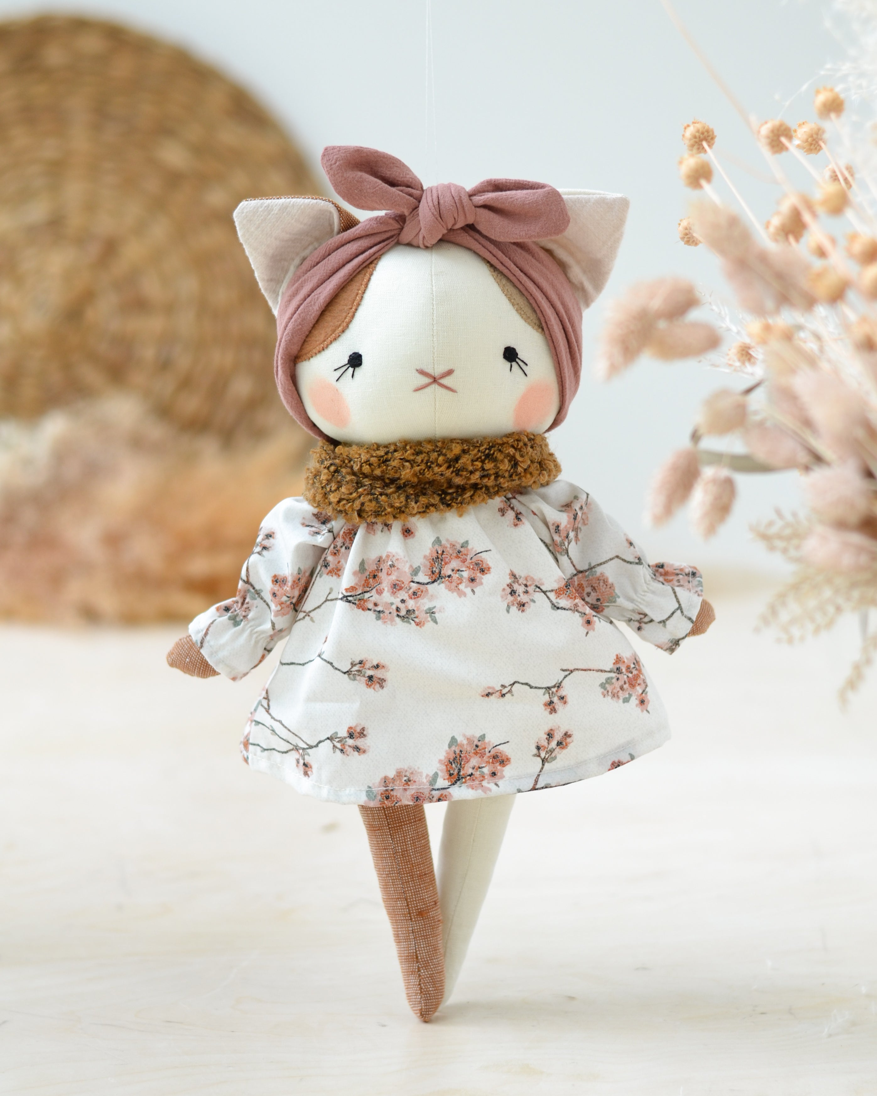Cat Soft Toy Lucie Floral Jumpsuit