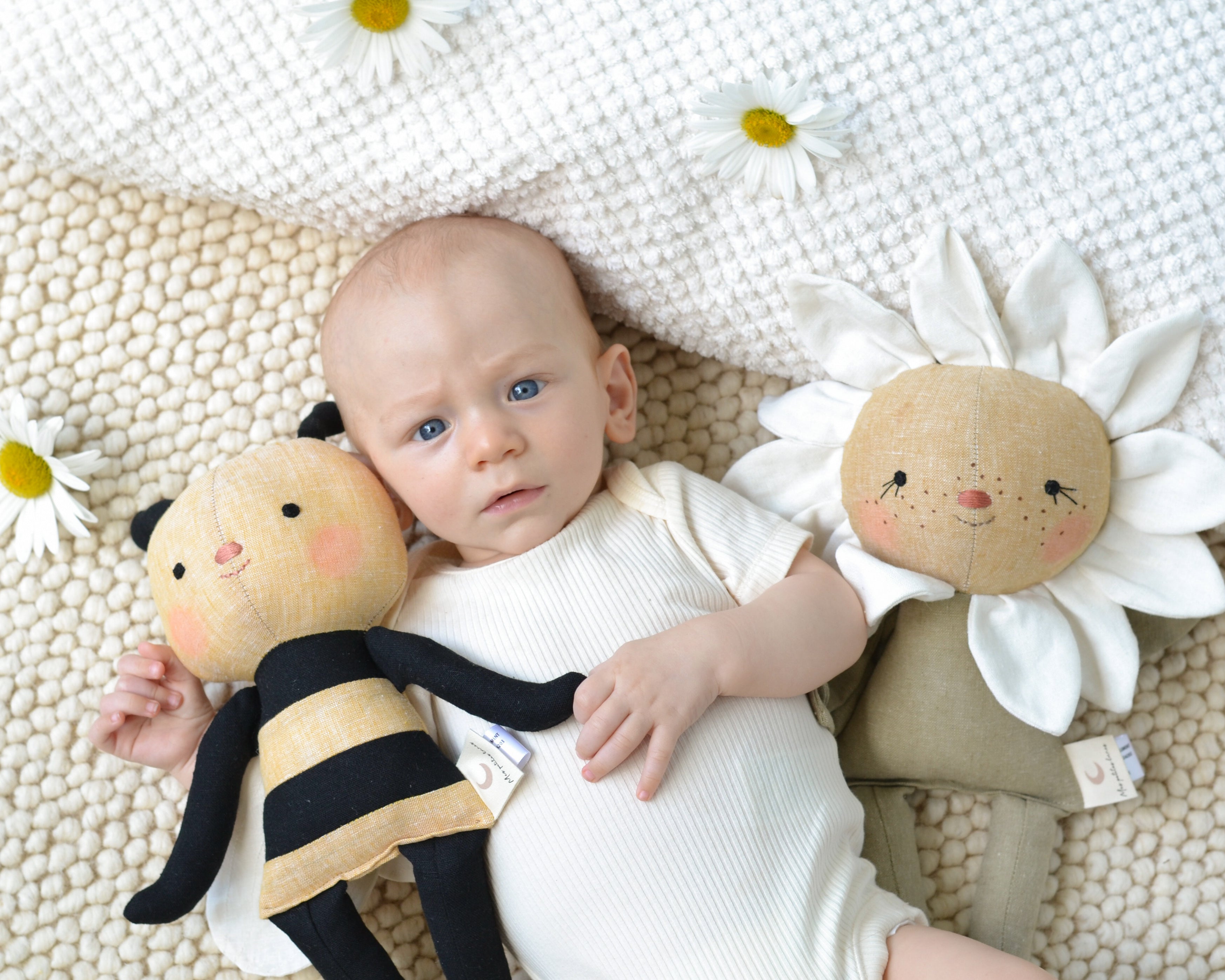 Bee Soft Toy Sewing Pattern – PDF Digital Download