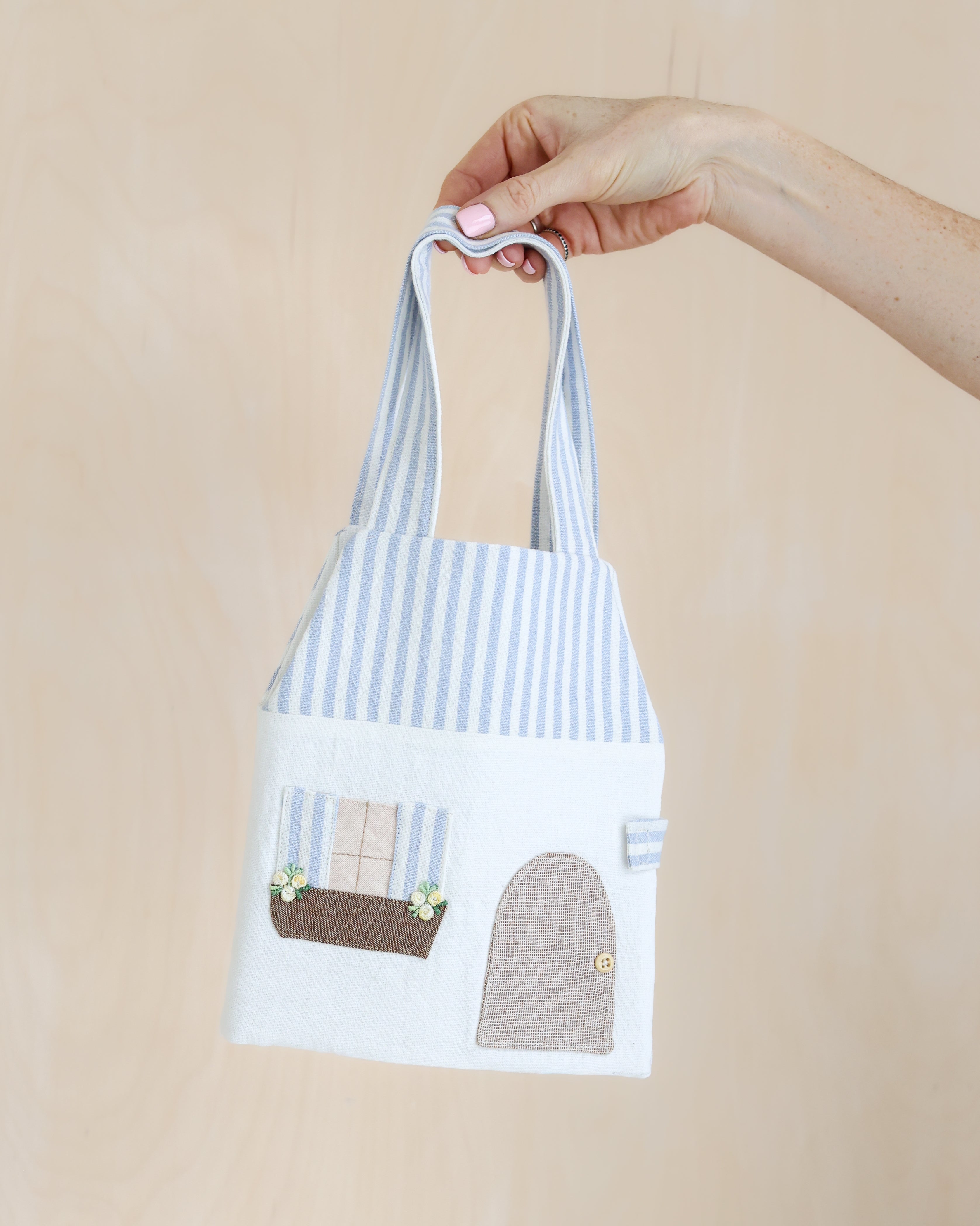 Dollhouse Play Bag Sewing Pattern – PDF Digital Download