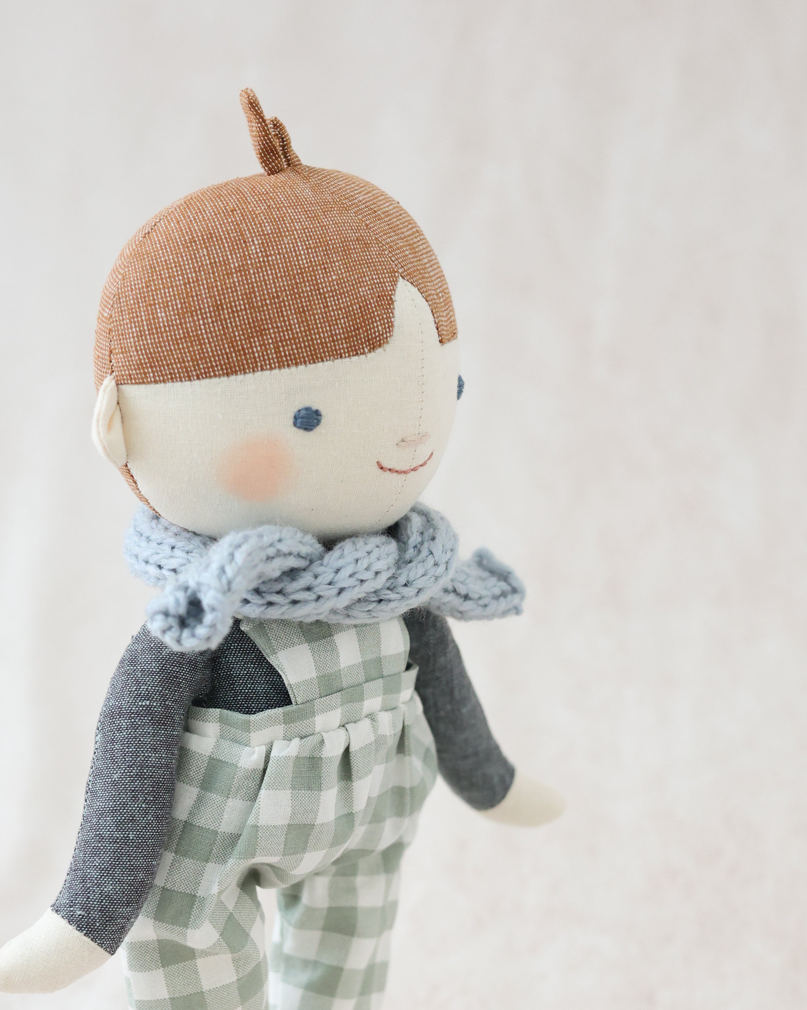 Classic Doll Boy with Overalls